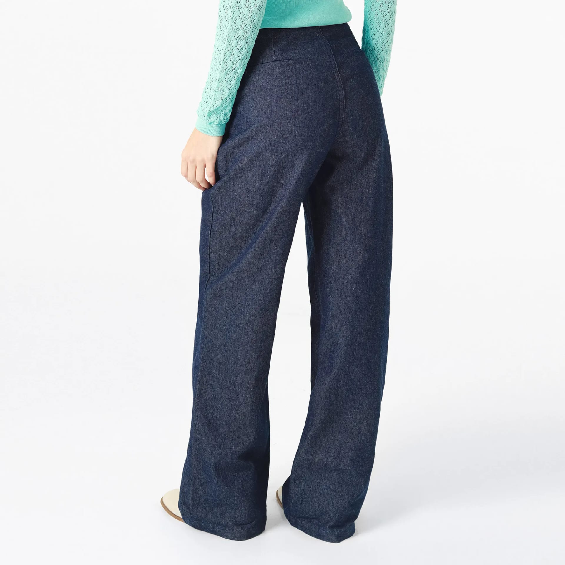 Pantalon Tiro Alto Bota Recta - imagen 3