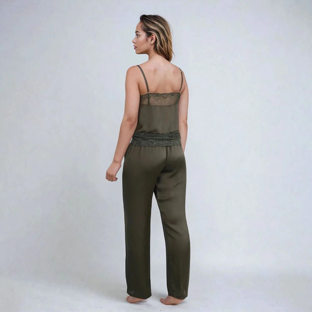 Pantalón Largo Verde Militar - imagen 2