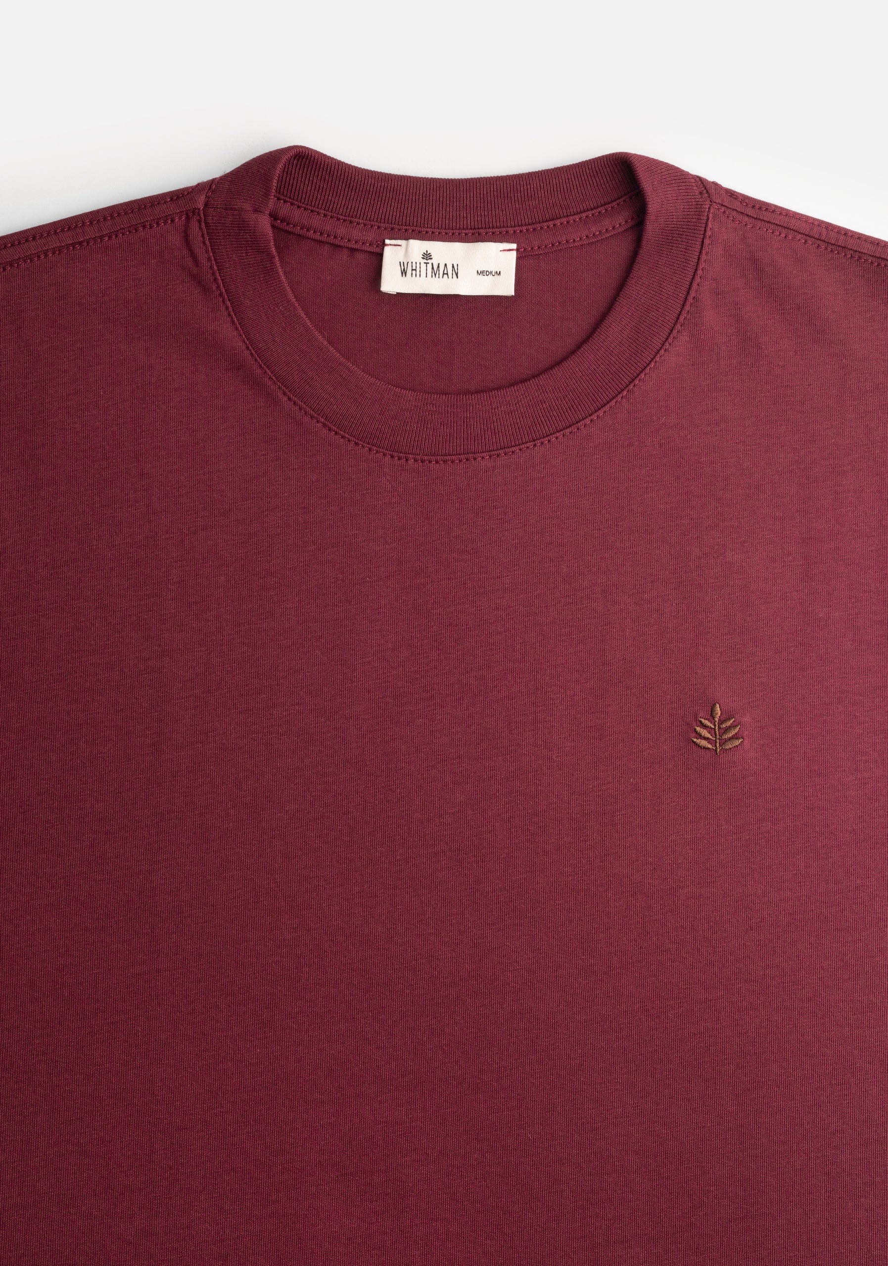 Camiseta H Unicolor L-Caf Vino - imagen 2