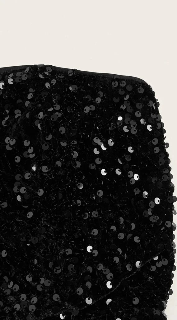 Minivestido negro brillante SH-909394-NEG-M - imagen 5