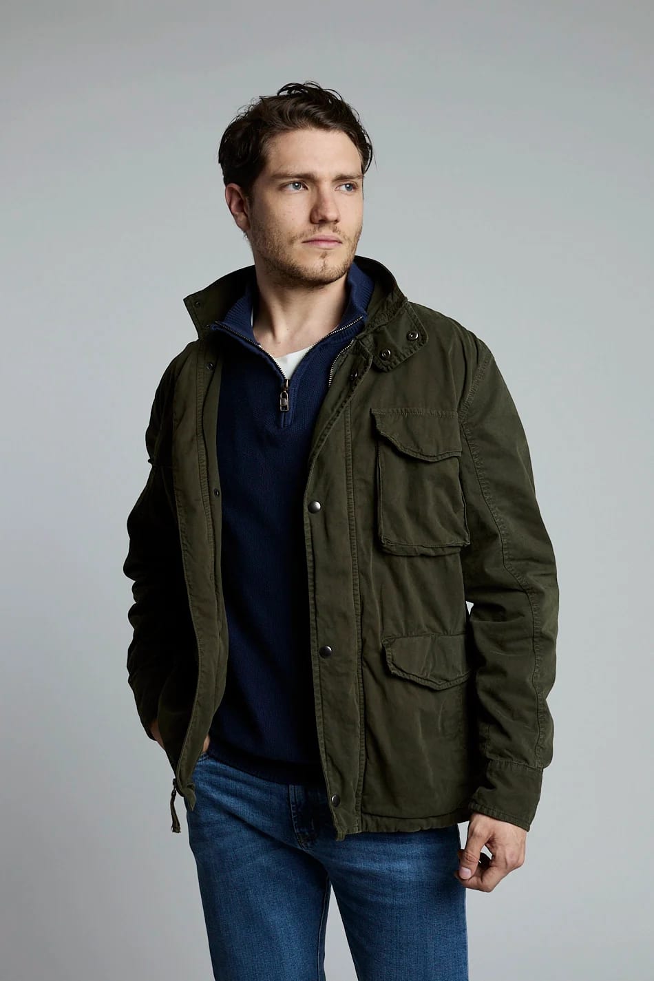 Chaqueta Cargo Verde Militar - imagen 10