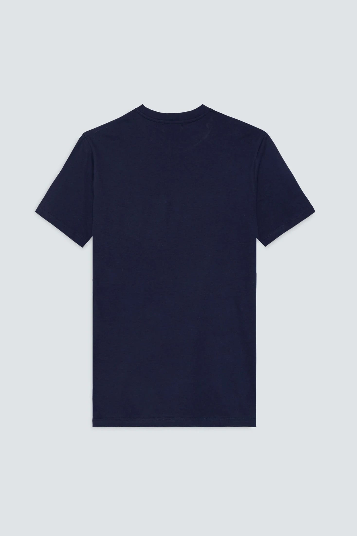 Men's cotton t-shirt navy palm - imagen 3