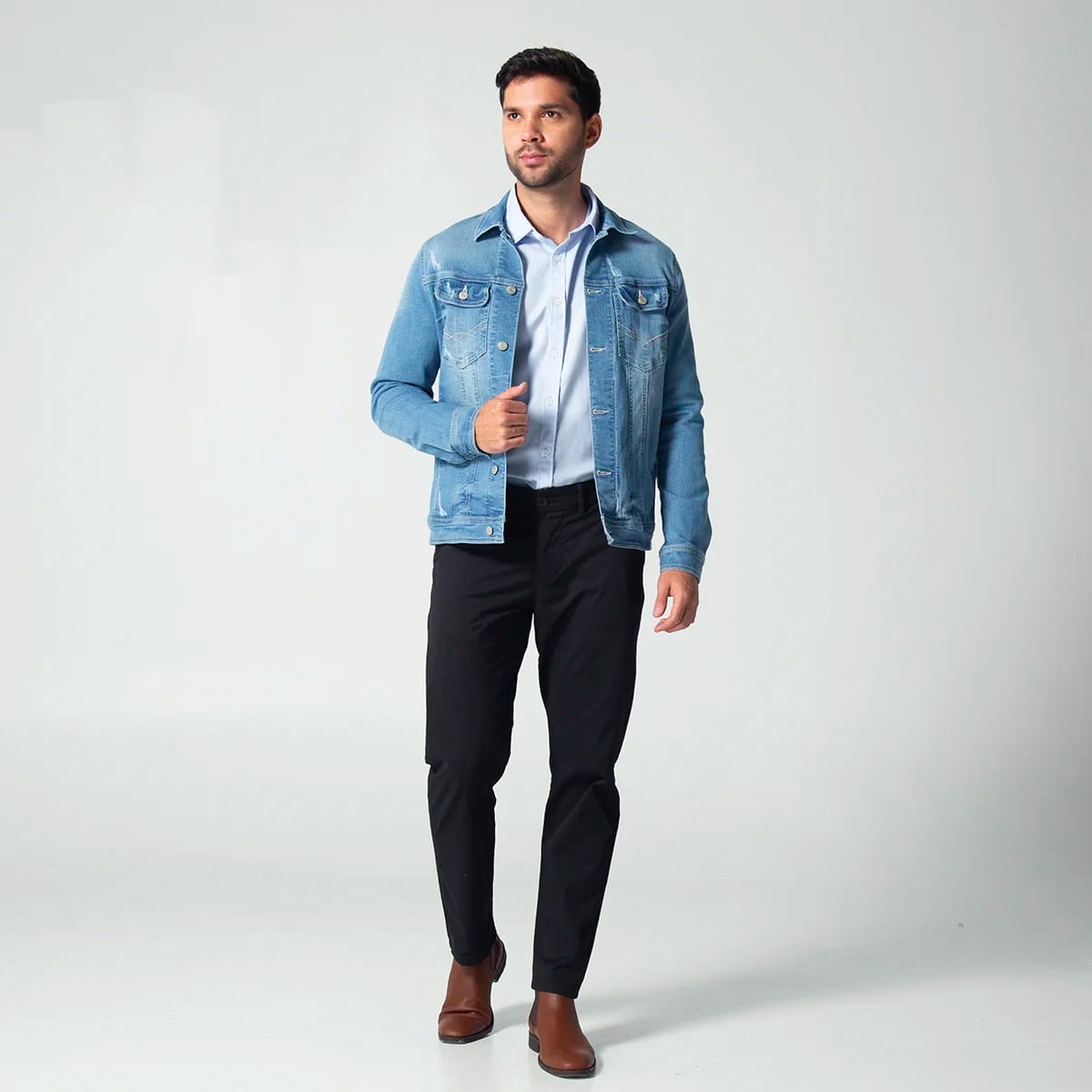 Chaqueta Clasica Denim Slim Rkd - imagen 2