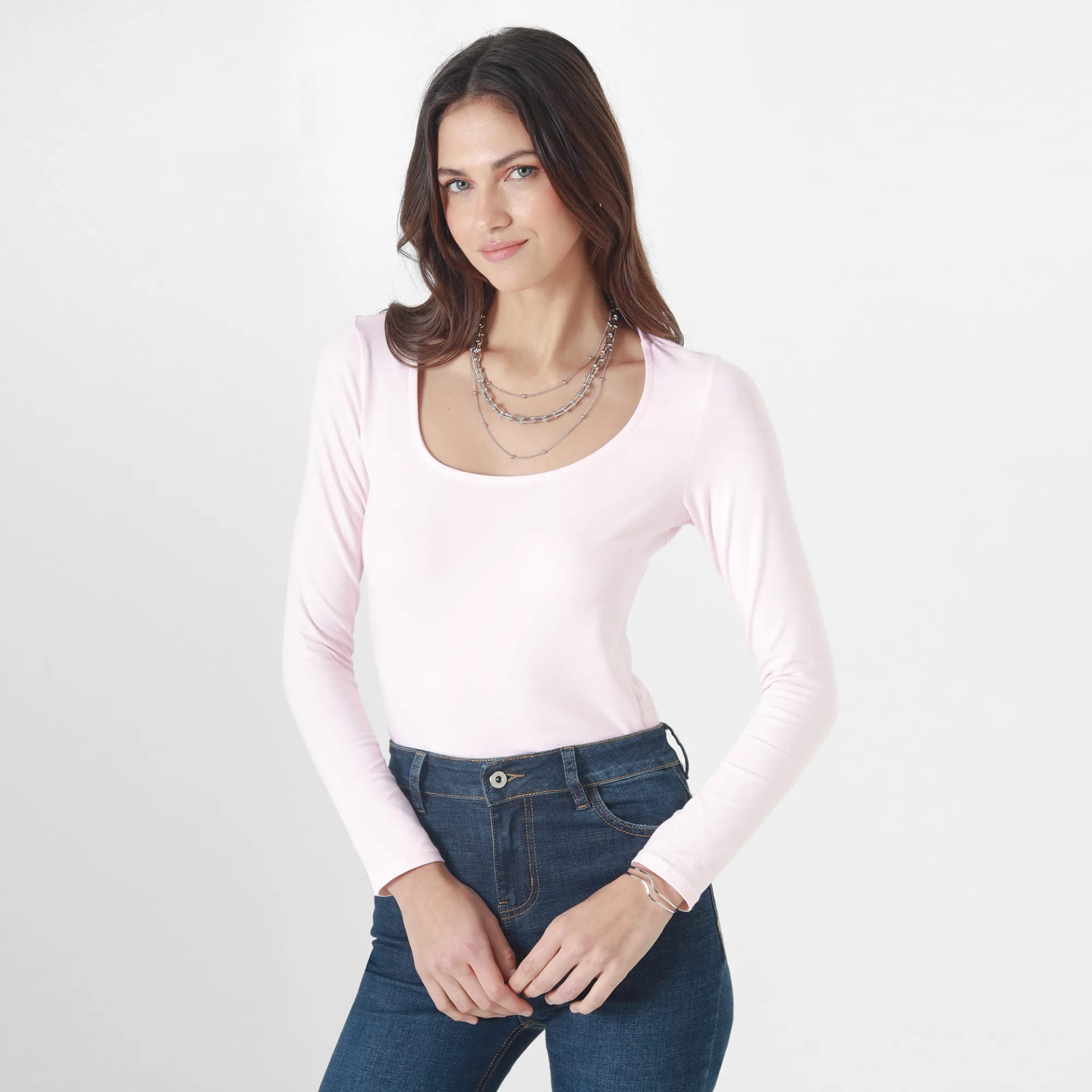 Camiseta Cuello U Manga Larga - imagen 3