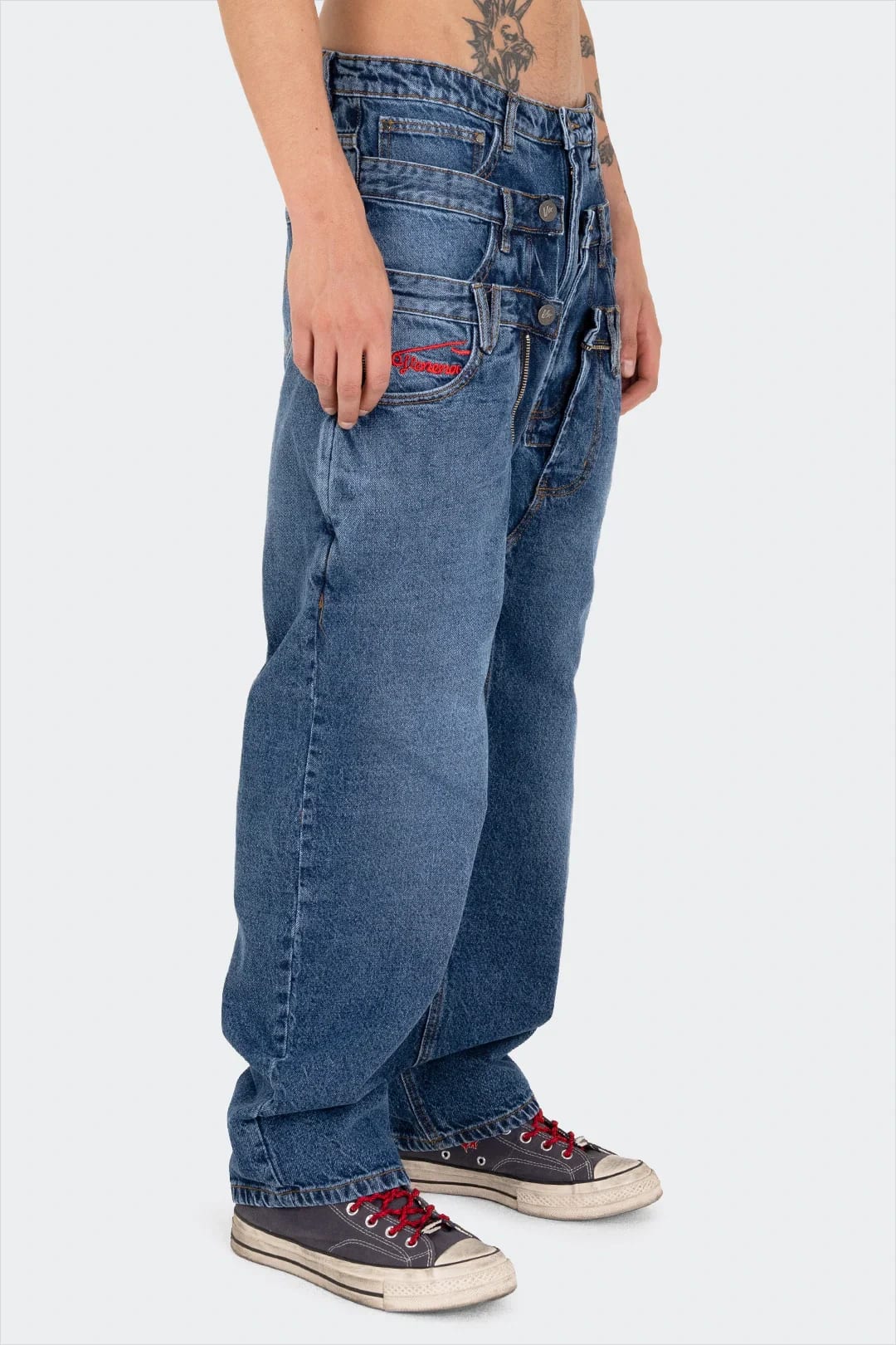 VENENO JEAN TRIPLE WAISTBAND BLUE - imagen 2