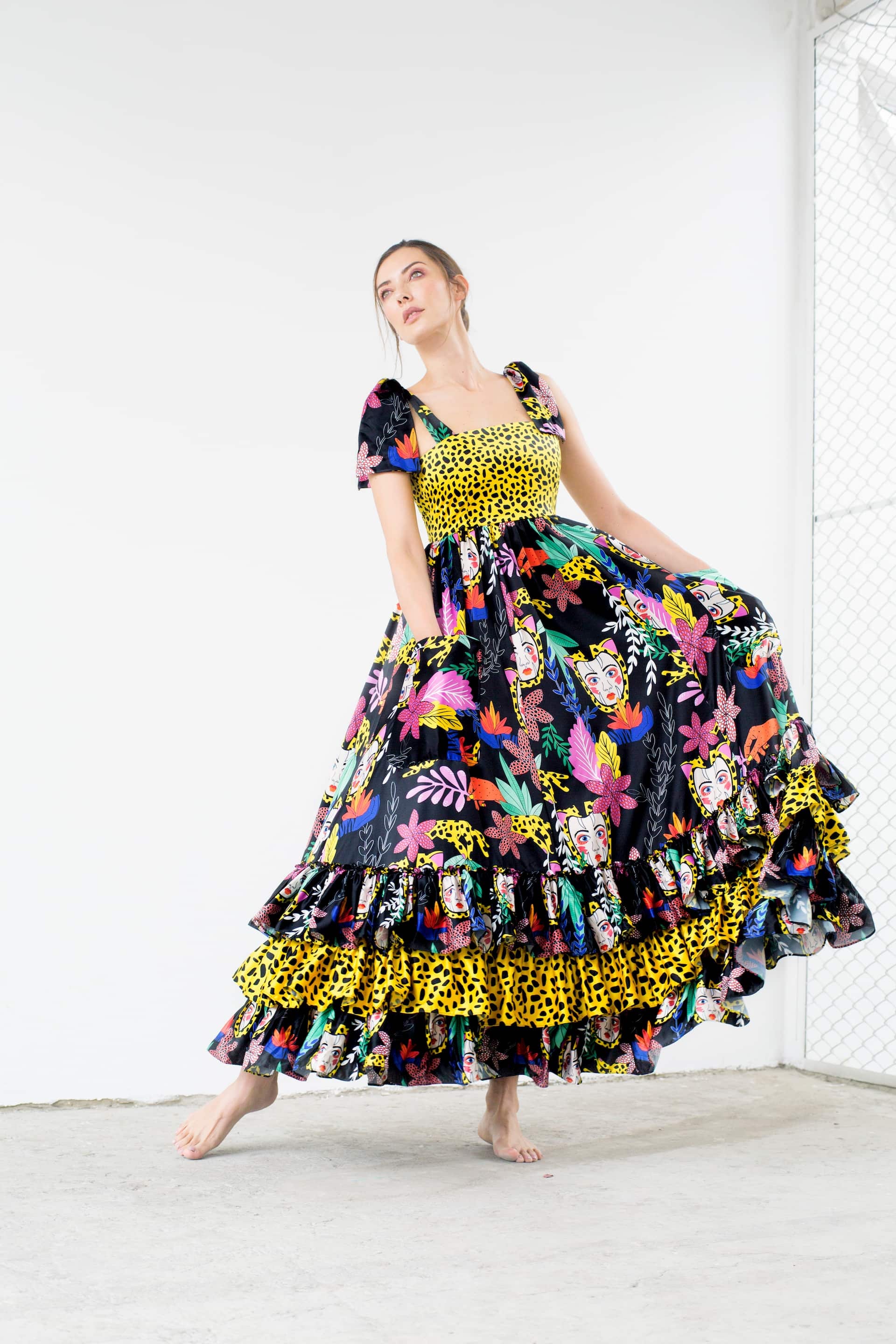 Maxi Vestido Camuflaje - imagen 3