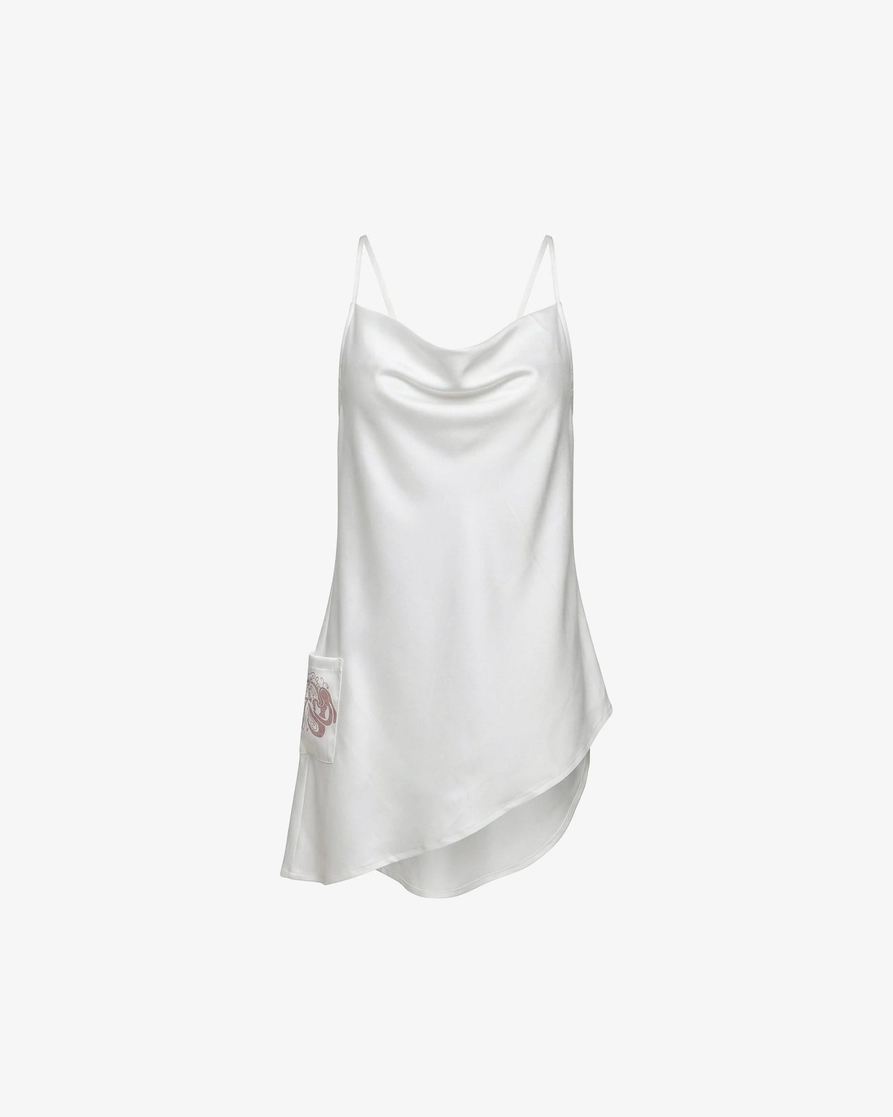 Conversation Cowl Cami Top - White - imagen 1
