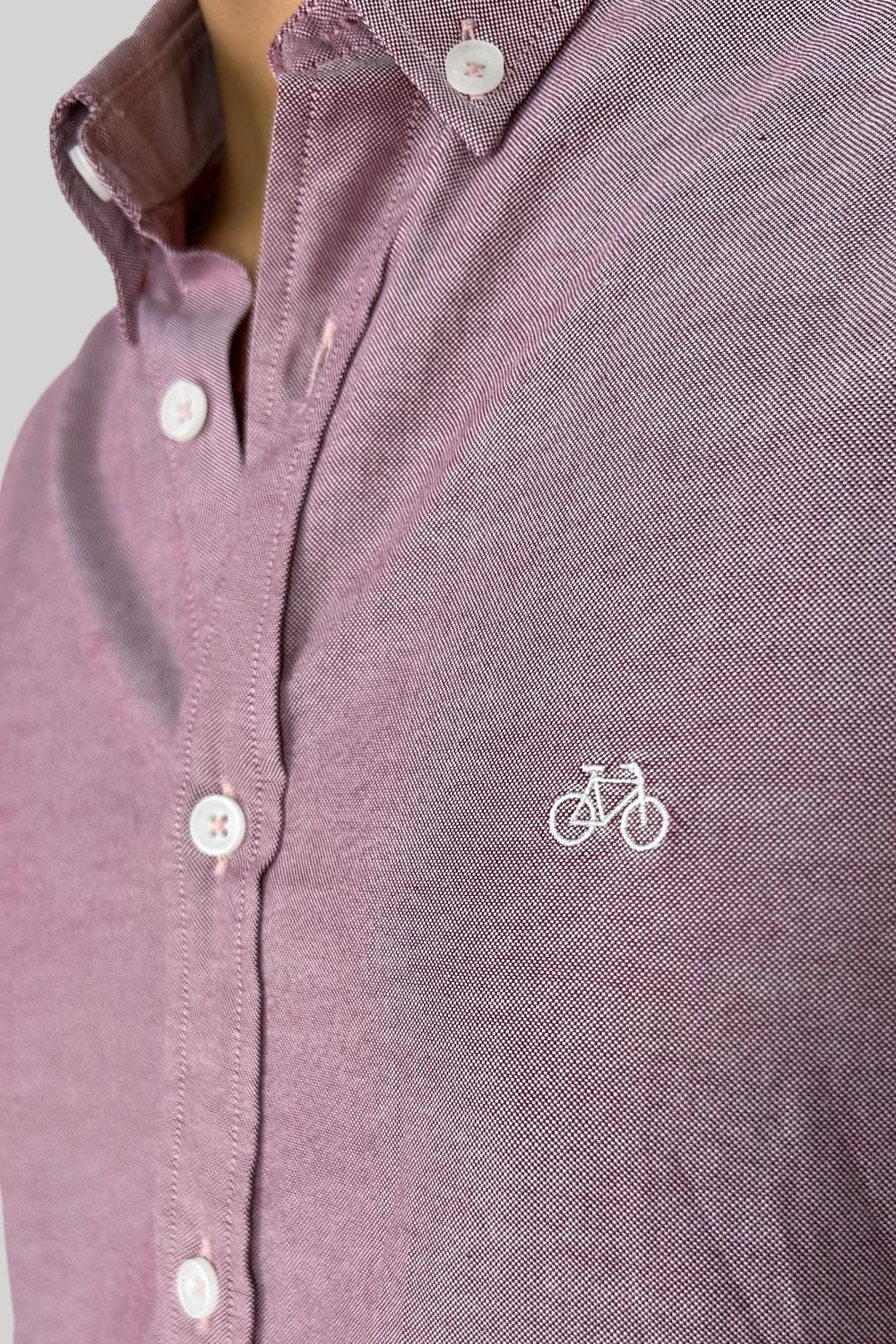 CAMISA OXFORD DOTTED RED - imagen 3