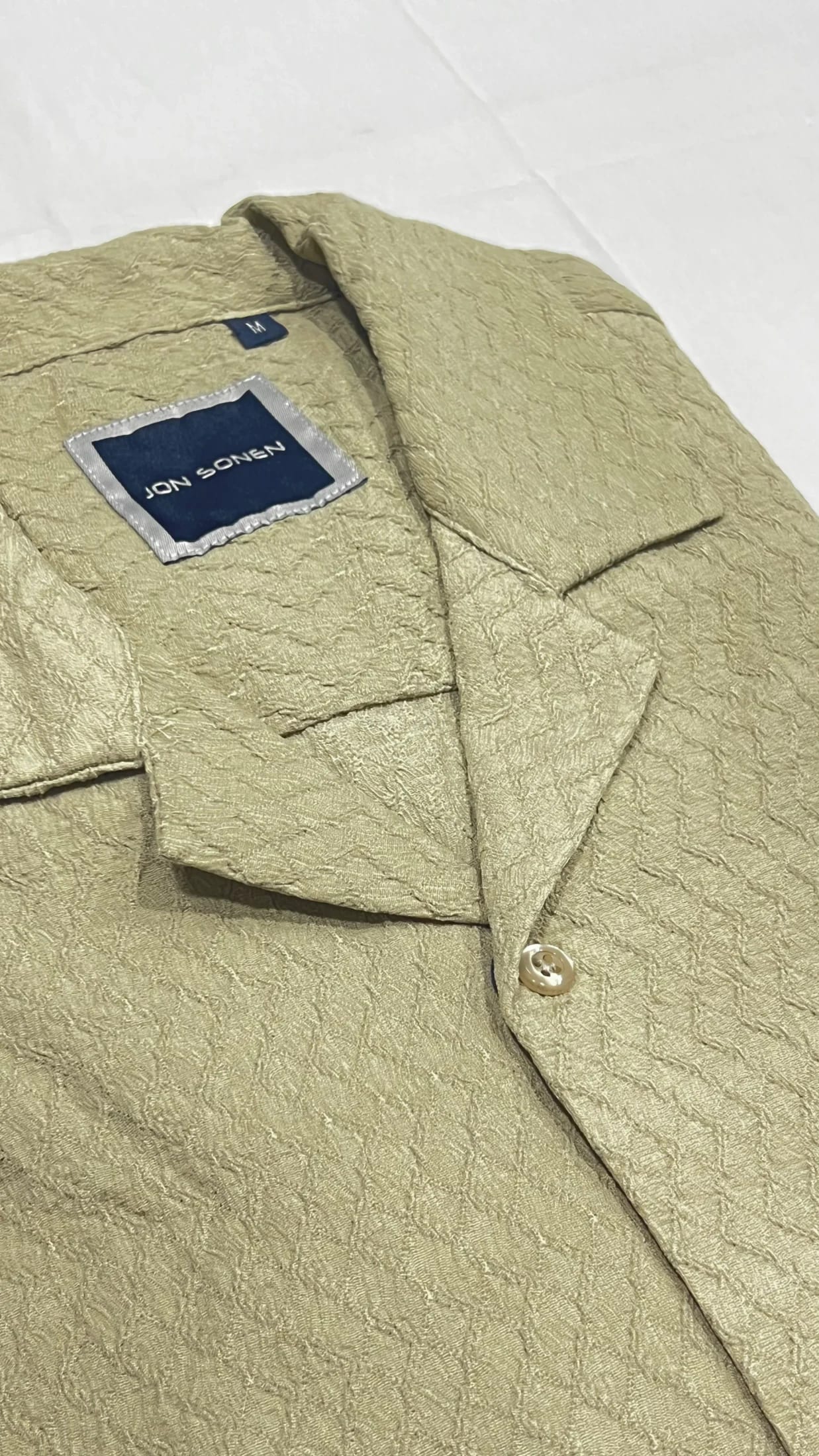 Camisa manga corta con textura para hombre Jon Sonen 027225019 - imagen 5