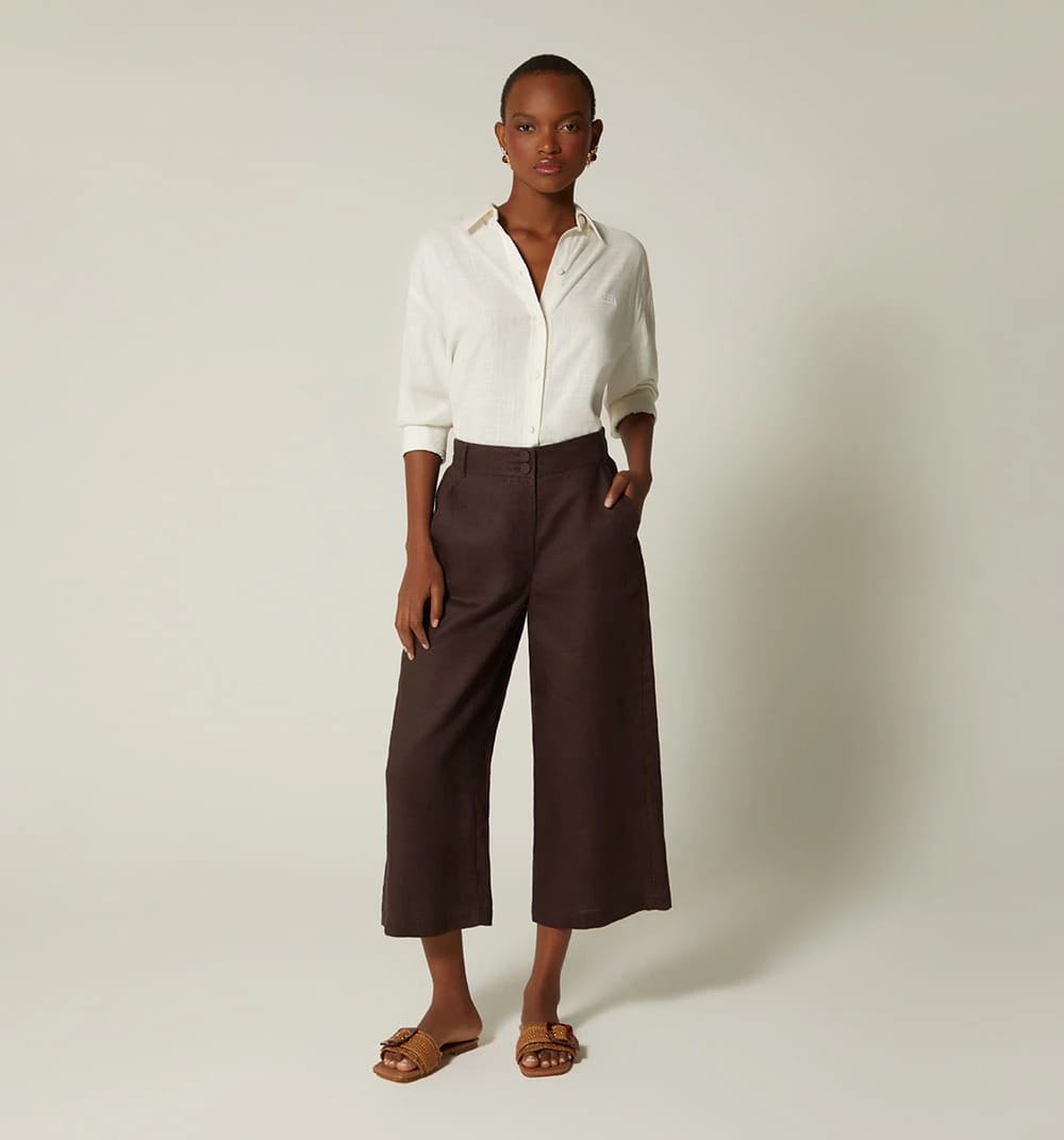 Pantalon tiro alto culotte - imagen 2