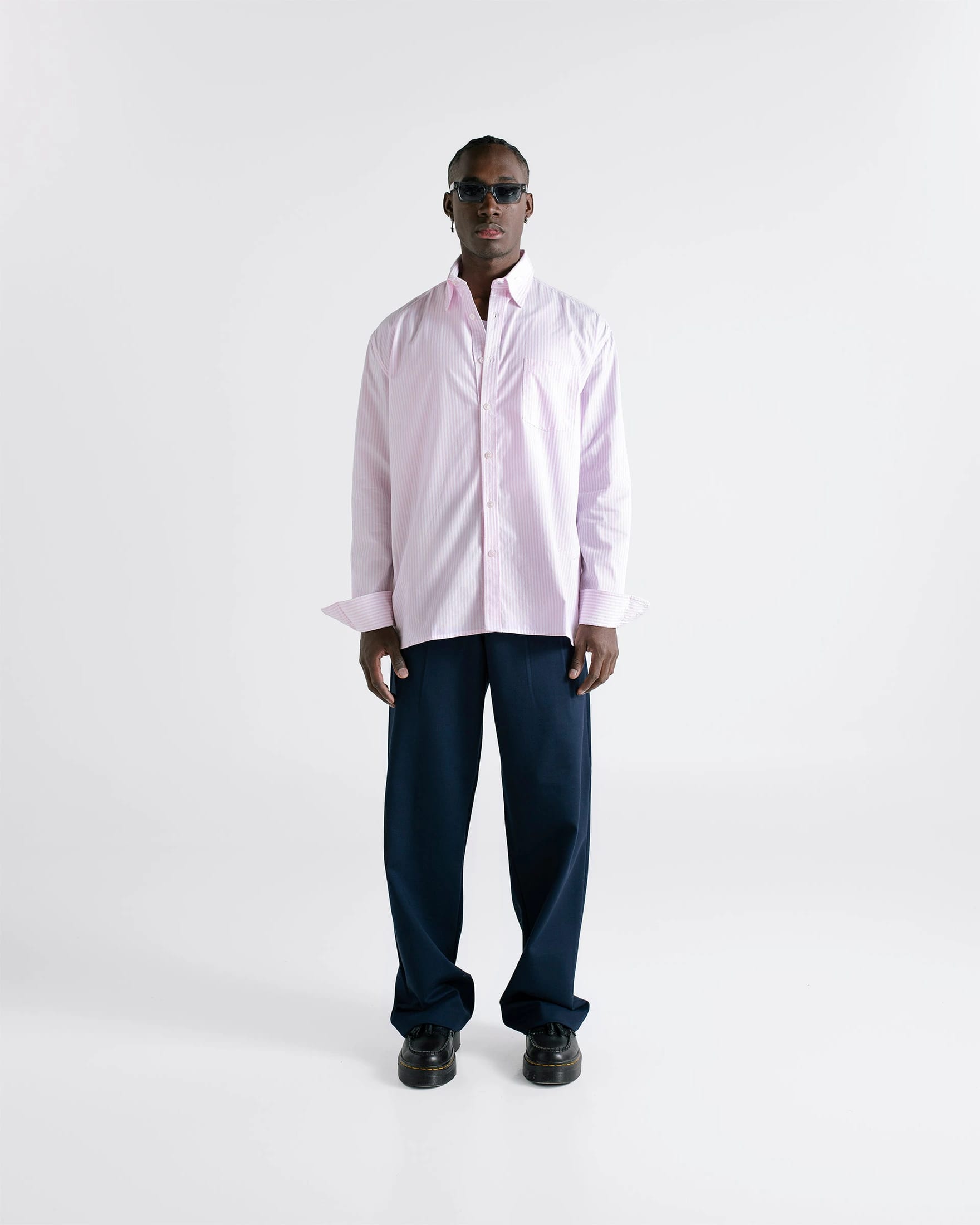 Pinstripe Shirt - Baby Pink - imagen 10
