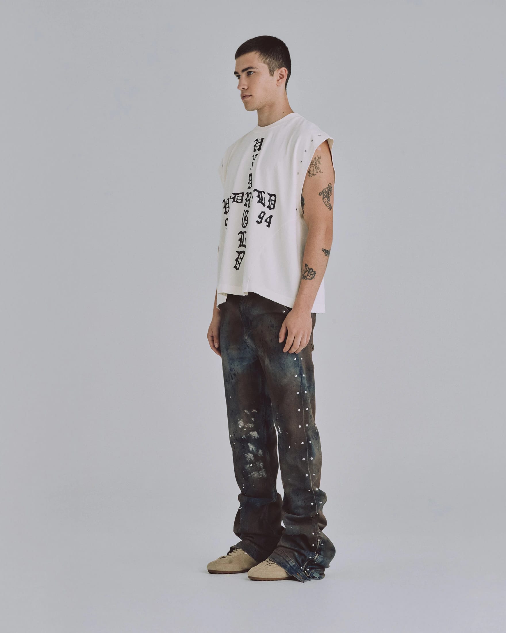 94' UNDRGLD Sleeveless Tshirt White - imagen 5