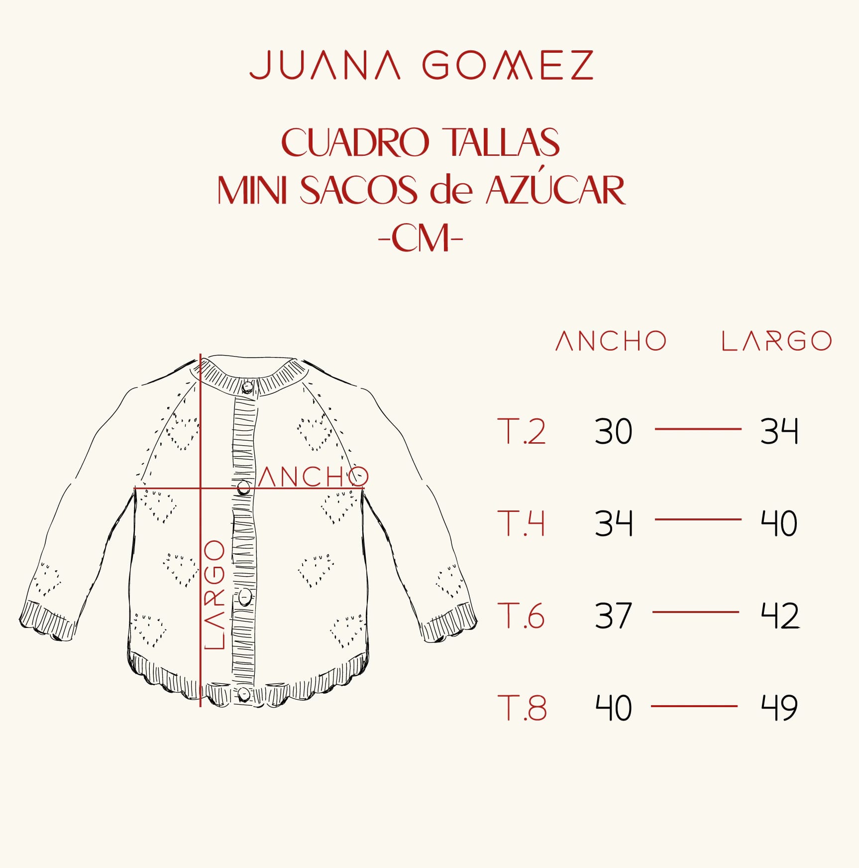 Mini Corazon de Azúcar Marfil – PRE ORDER - imagen 3