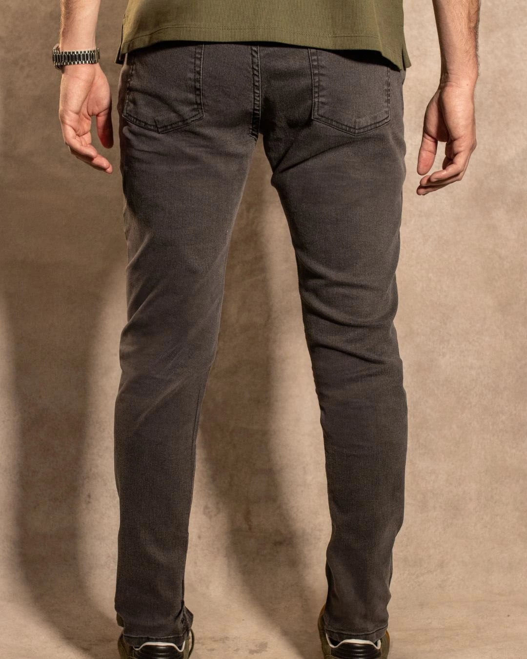 Jean Elastico Gris Oscuro - Slim Fit - imagen 4