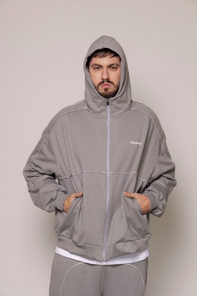 Hoodie 87/27 Sgo-Gris - imagen 4