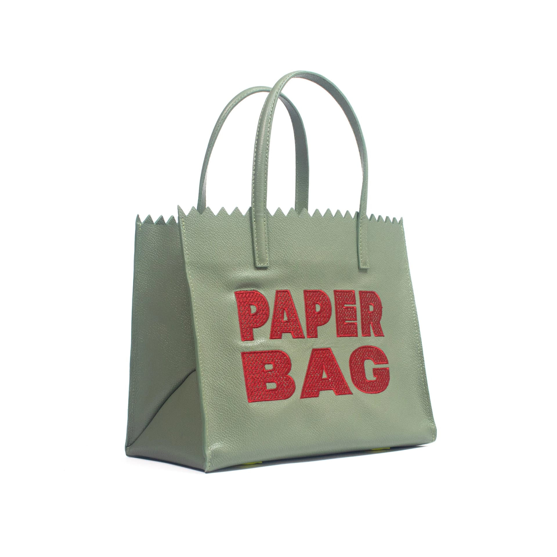 Paper Bag SHORT - Sage x Wine - imagen 2