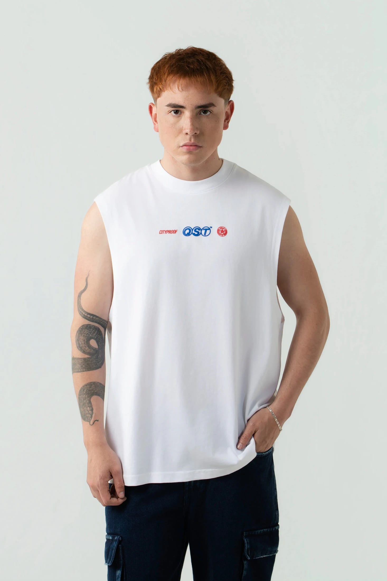 CAMISETA MANGA SISA COLOR BLANCO - imagen 2