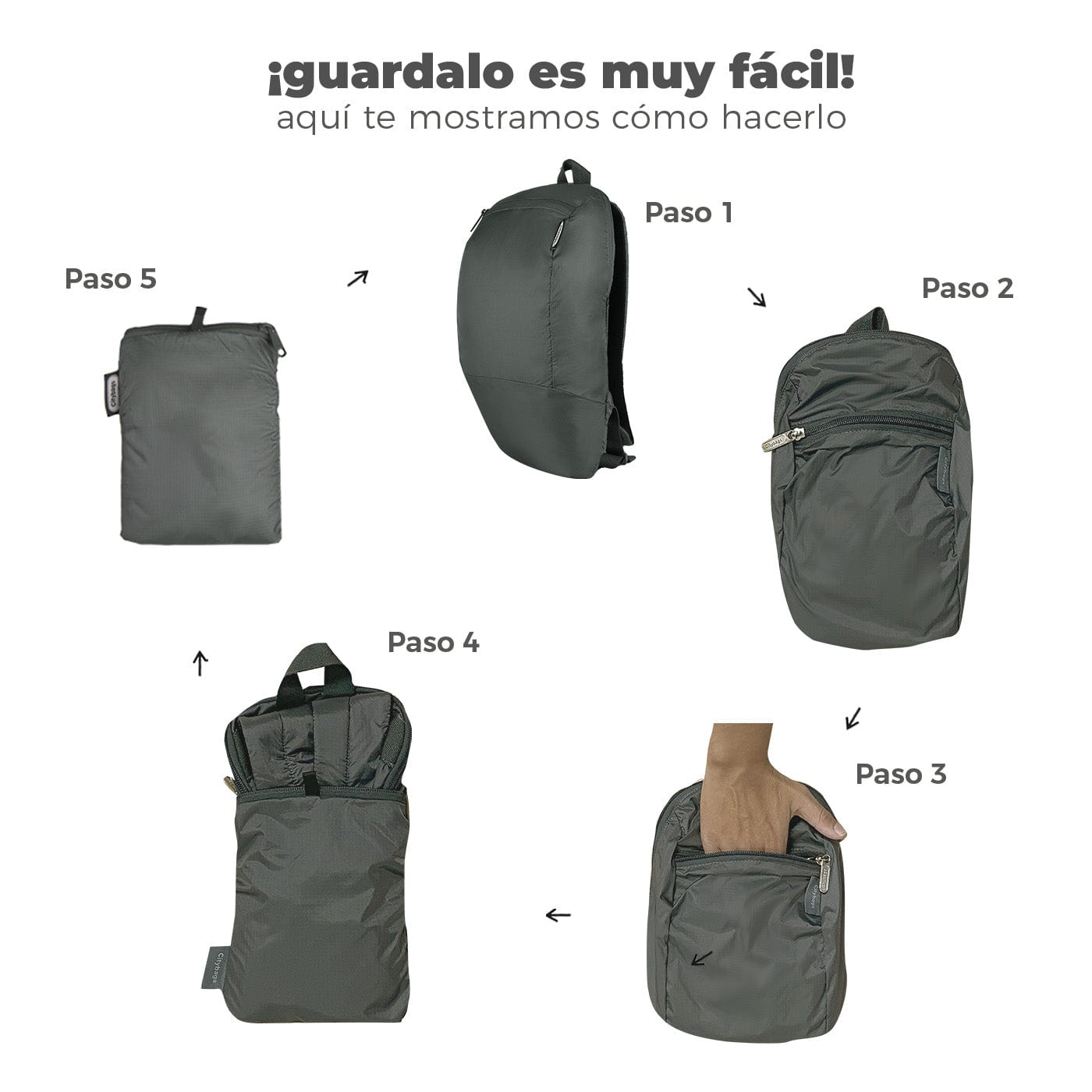 Morral Trekking ULTRA Estampado Nala Citybags Multicolor - imagen 7