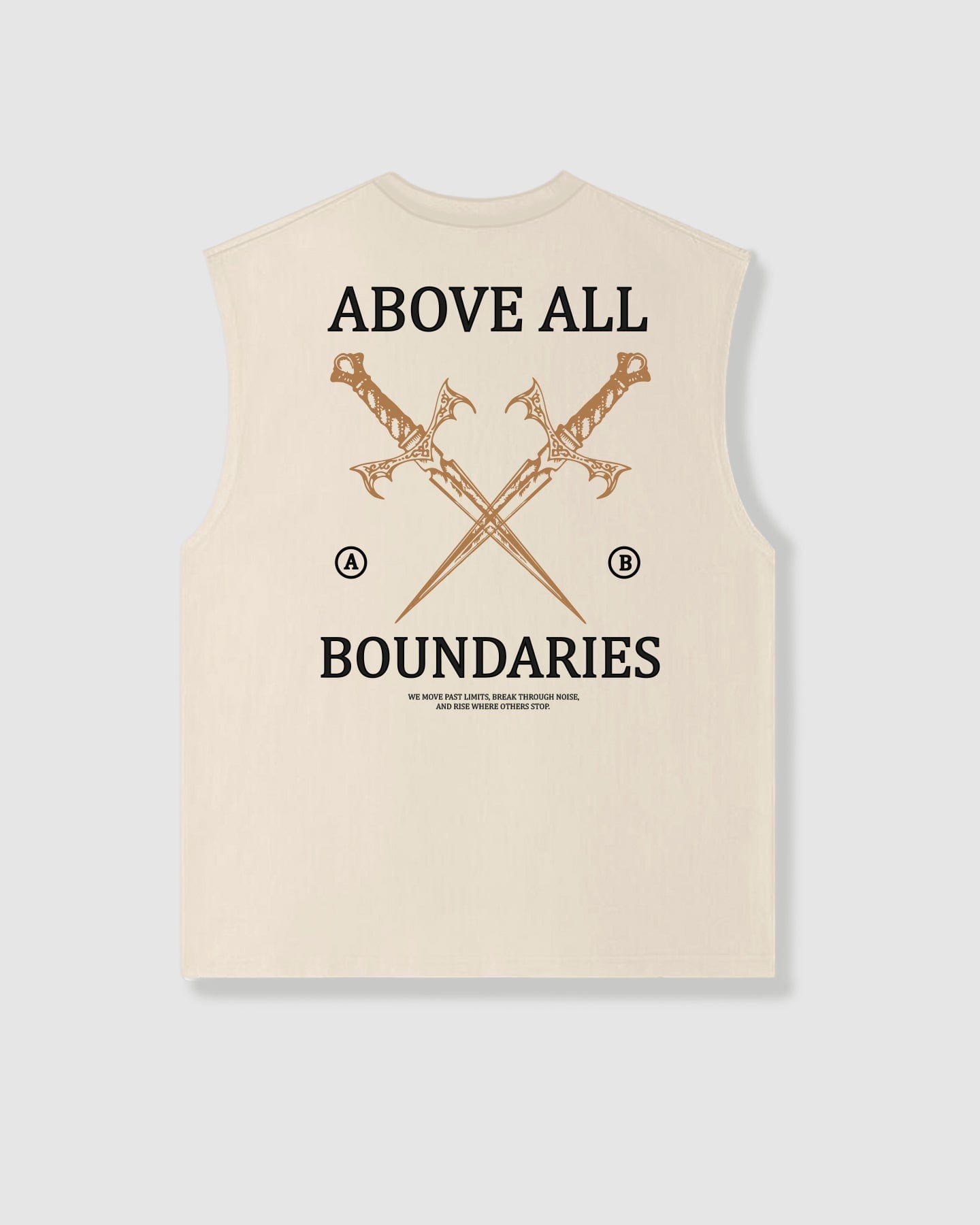 Oversized Sleeveless Boundaries Vanilla - imagen 1
