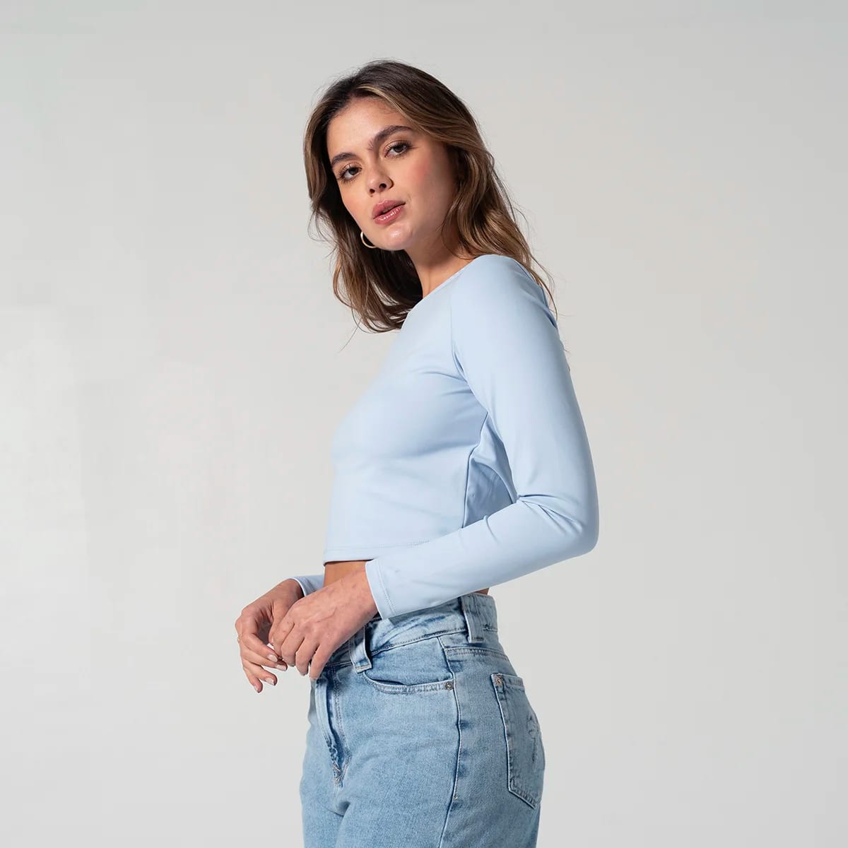 Blusa Crop Top Slim Miki - imagen 6