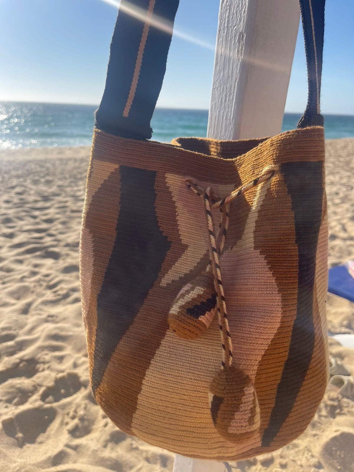 Isashi Wayuu Crossbody Bag - Camel - imagen 3