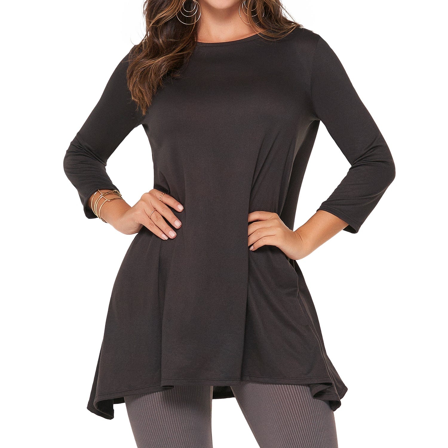 Vestido Paulete Negro Croydon para Mujer - imagen 1