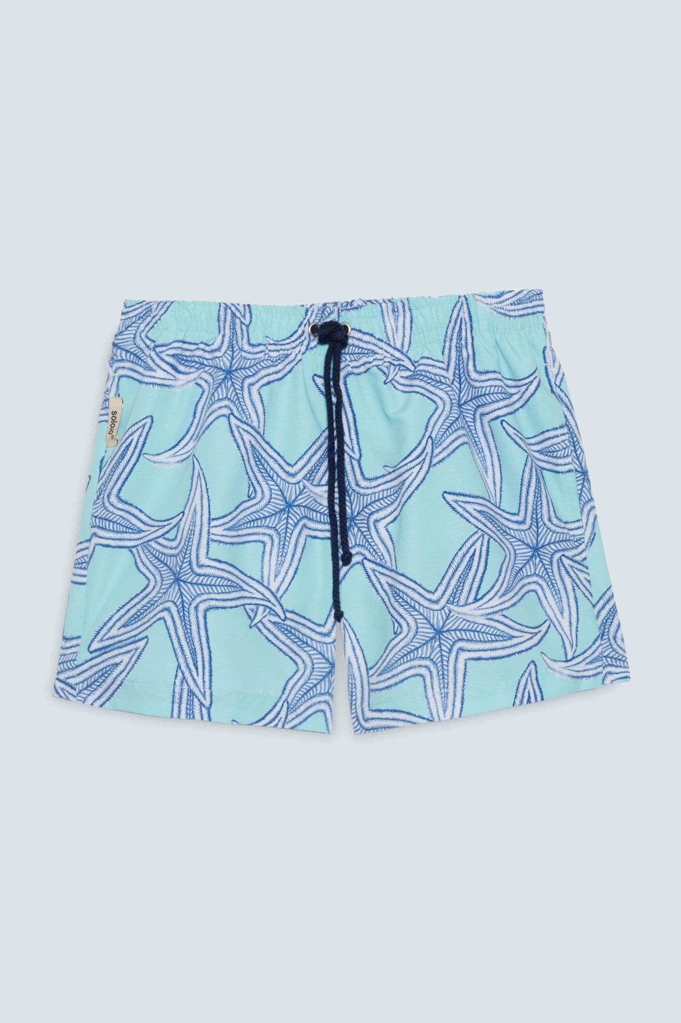 Men's star turquoise swim trunk - imagen 1