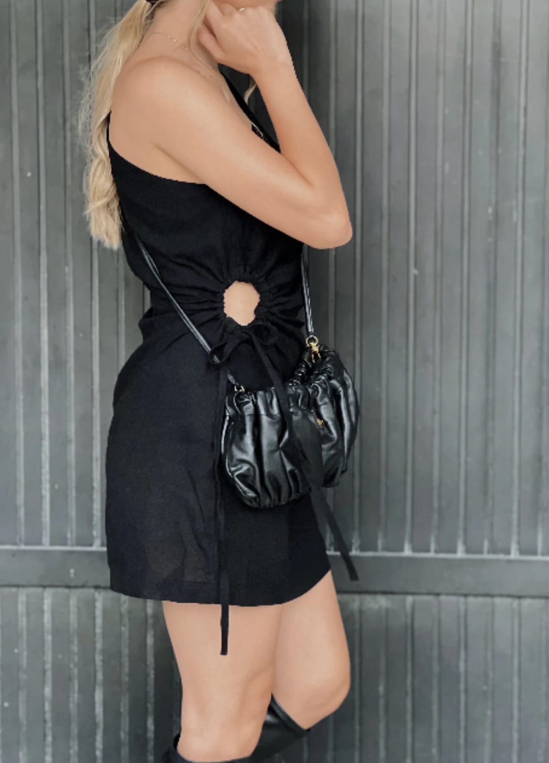Vestido Mini Centauro Negro - imagen 2