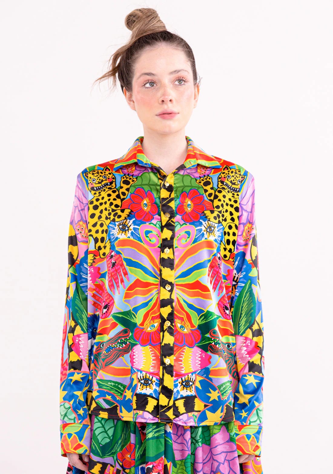 Camisa Manga Larga Unisex / Ilustración Mirar Adentro - imagen 1