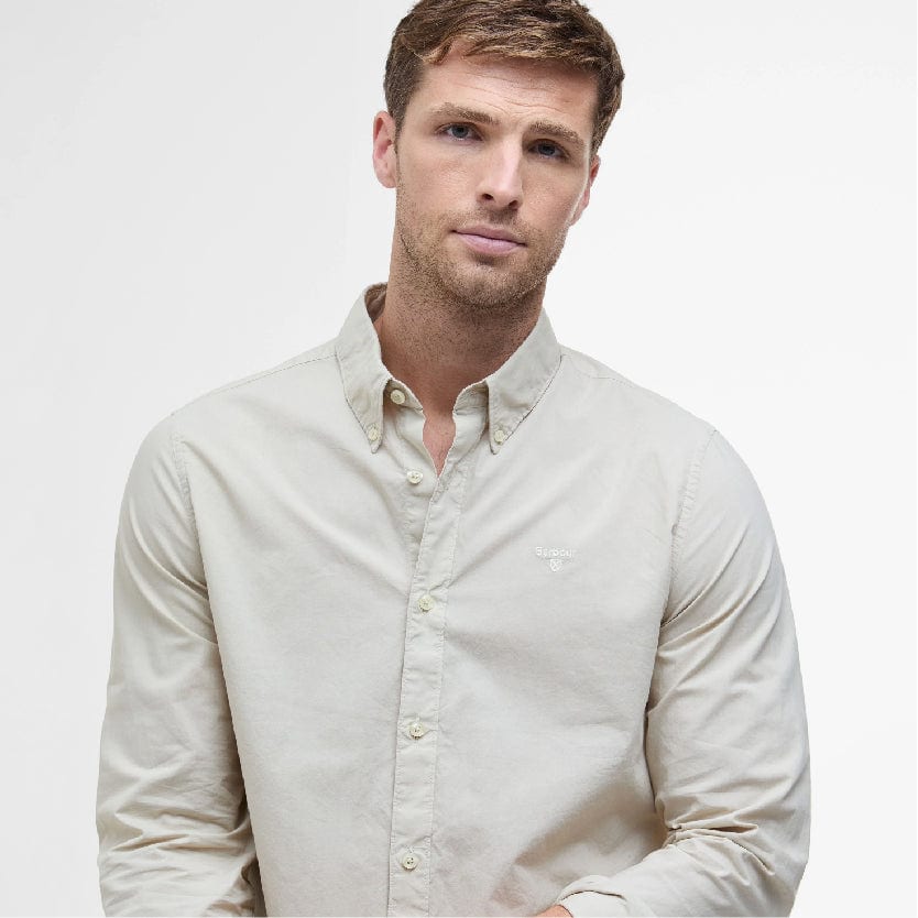 Garment Dyed Tailored Long-Sleeved Shirt - imagen 1
