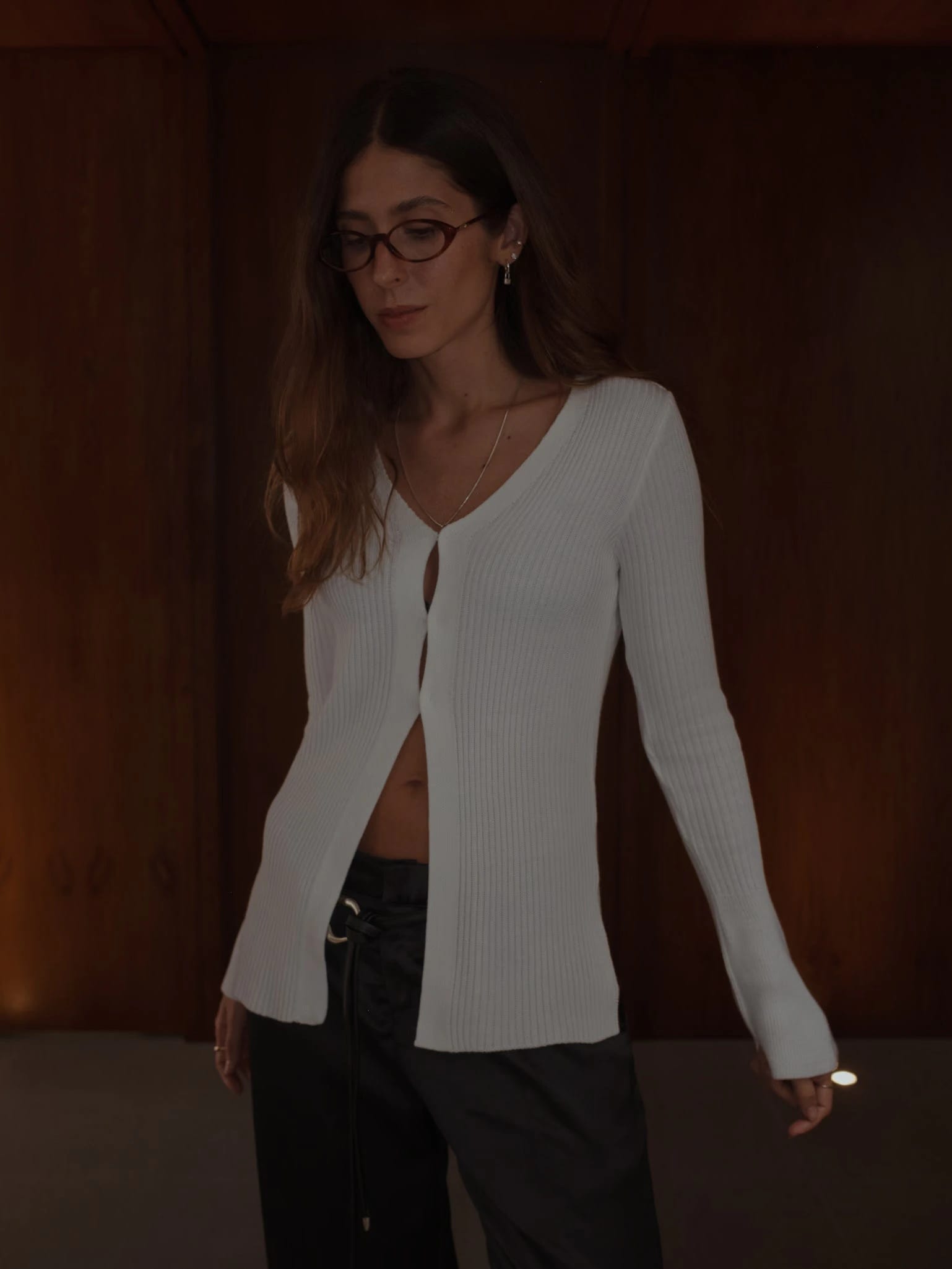 NOT SO MODEST CARDIGAN - SOFT WHITE - imagen 1