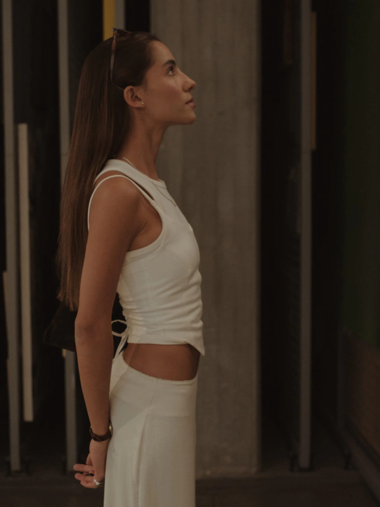 BACK LACE CORSET - SOFT WHITE - imagen 5
