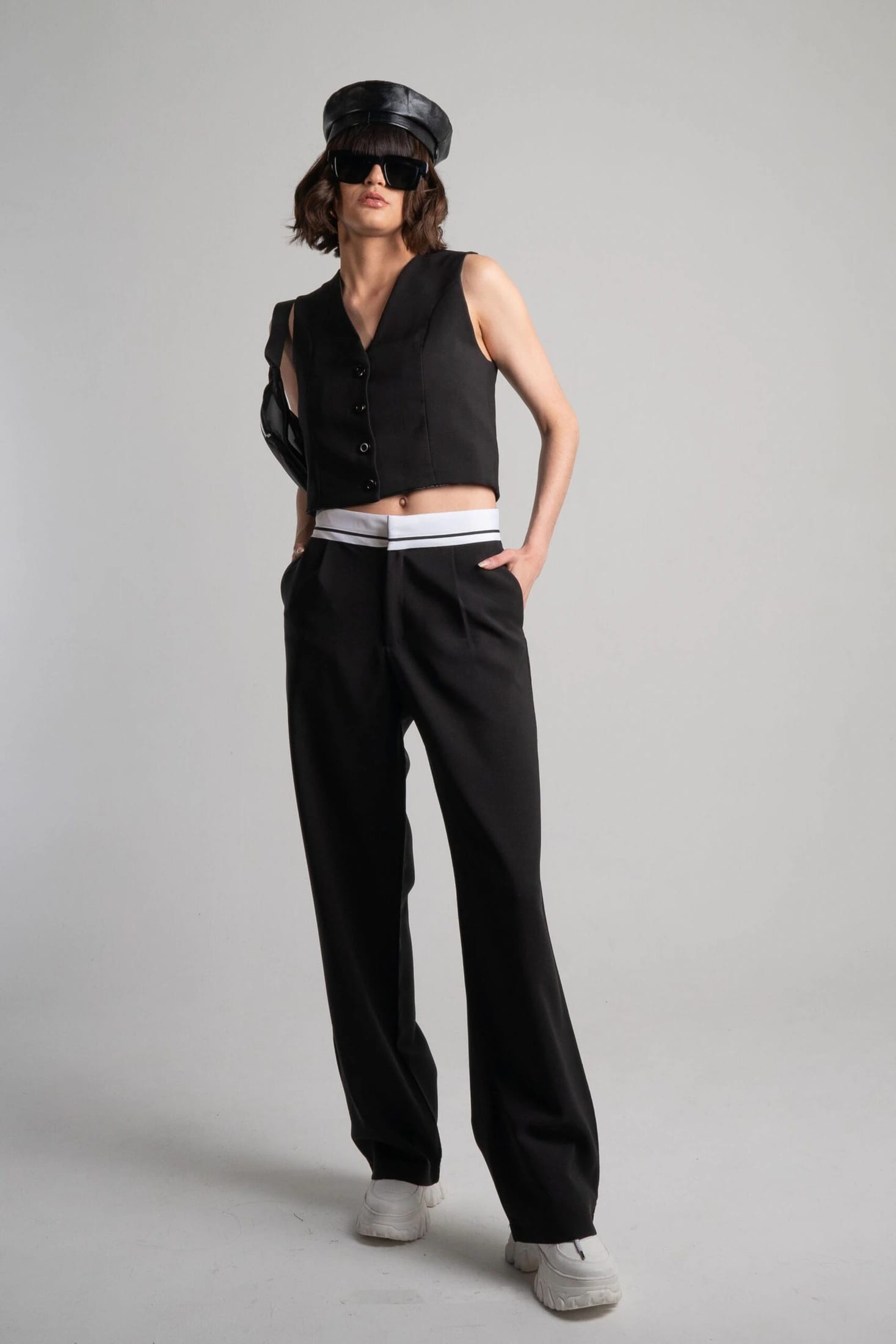 Chaleco y Pantalon Tayloring Negro - imagen 3