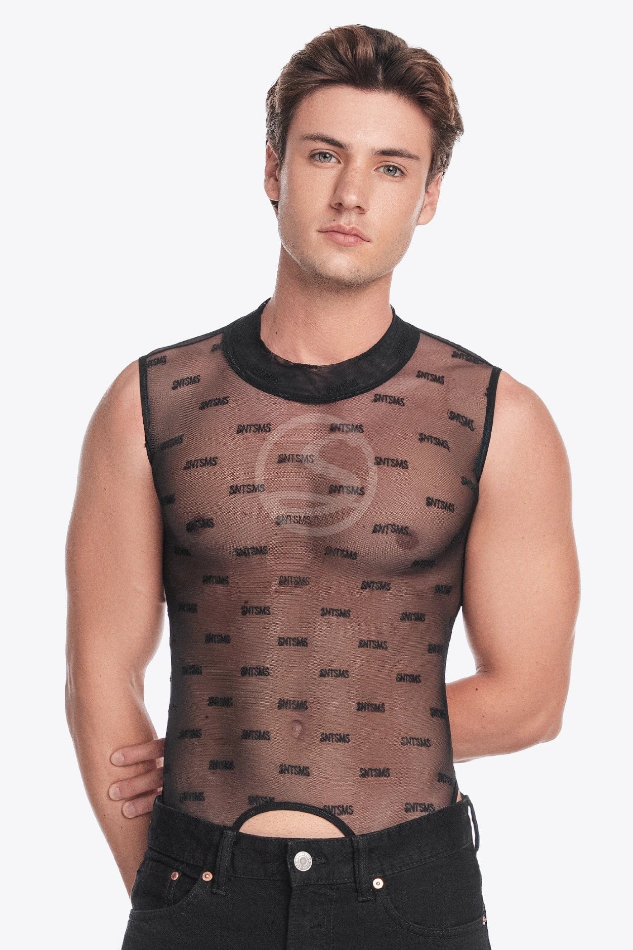 Mesh Orosho Negro Santísimas Men Ref. S-564 - imagen 1