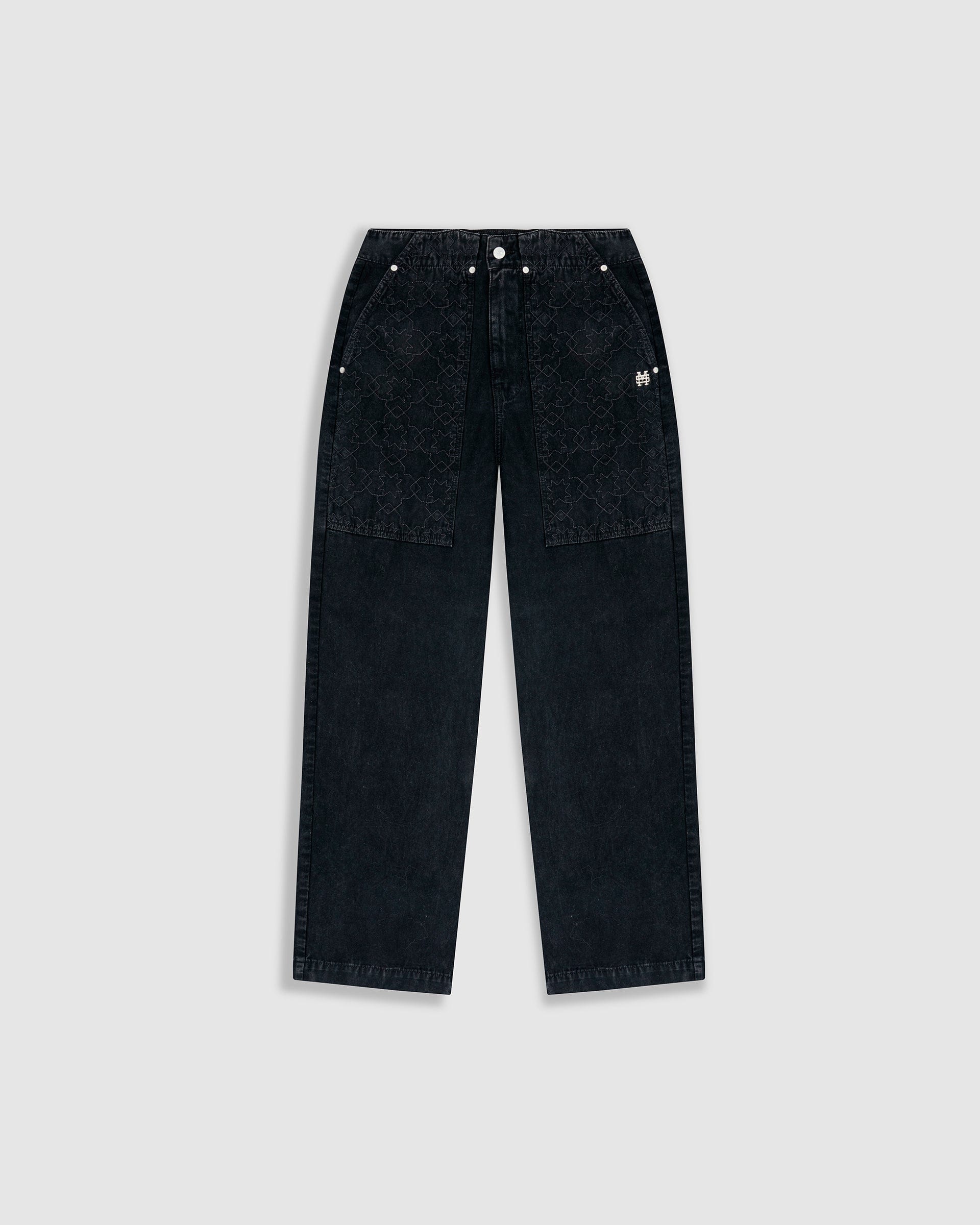 Wide Fit Chore Pants - Negro - imagen 1