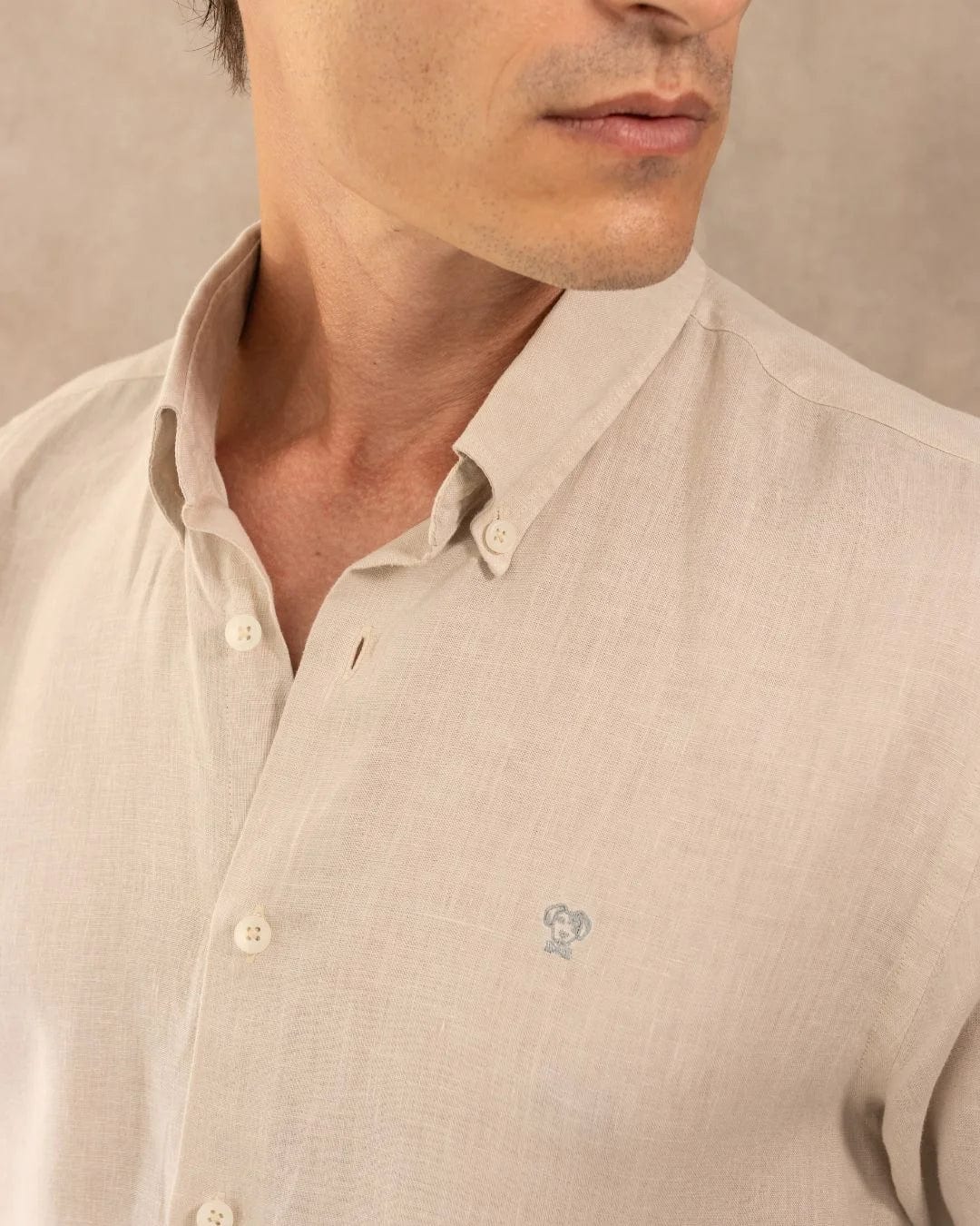 Camisa Antimanchas Lino Arena Verona - imagen 2
