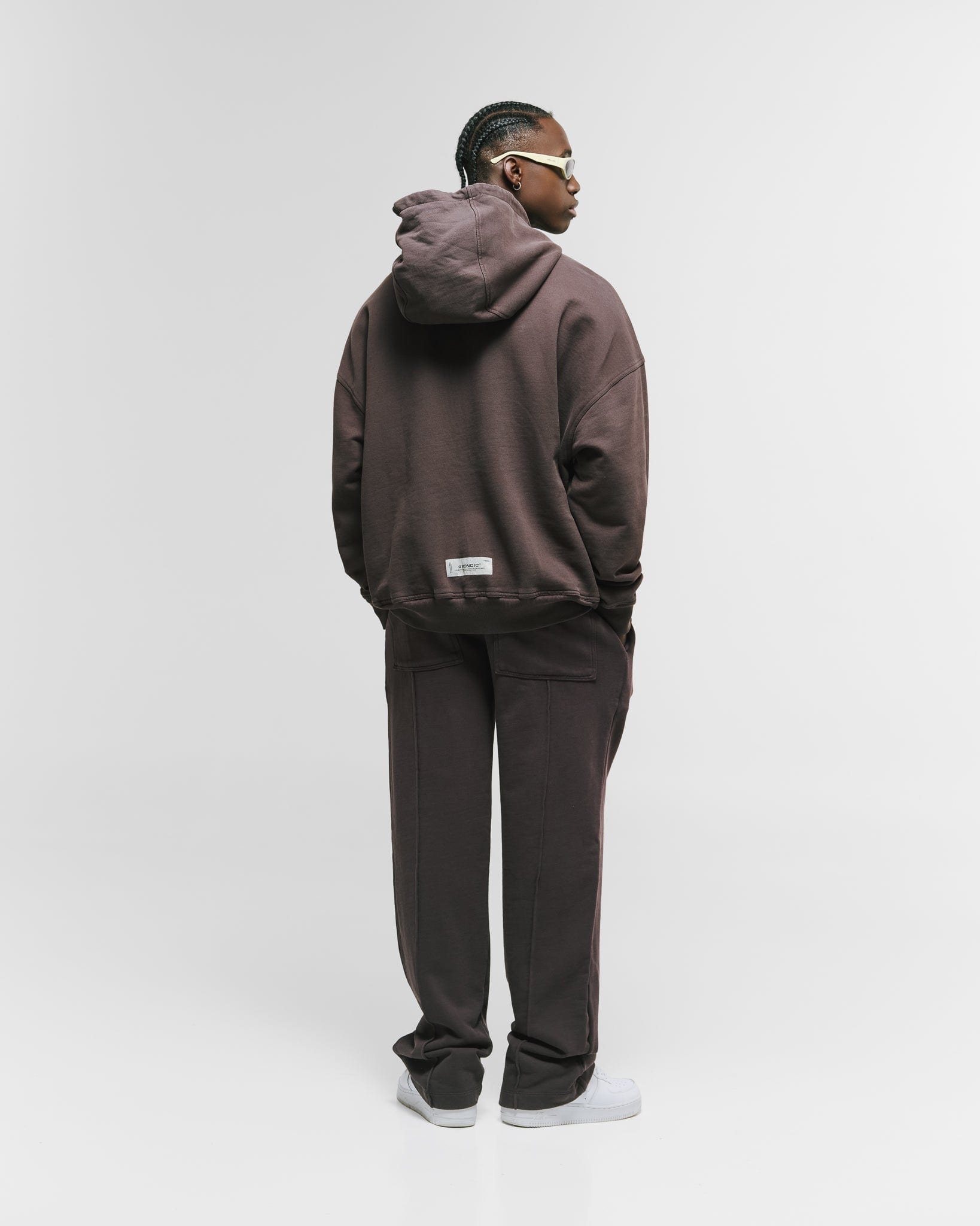 Hoodie Oversized Básico V4 - Café Chocolate - imagen 5