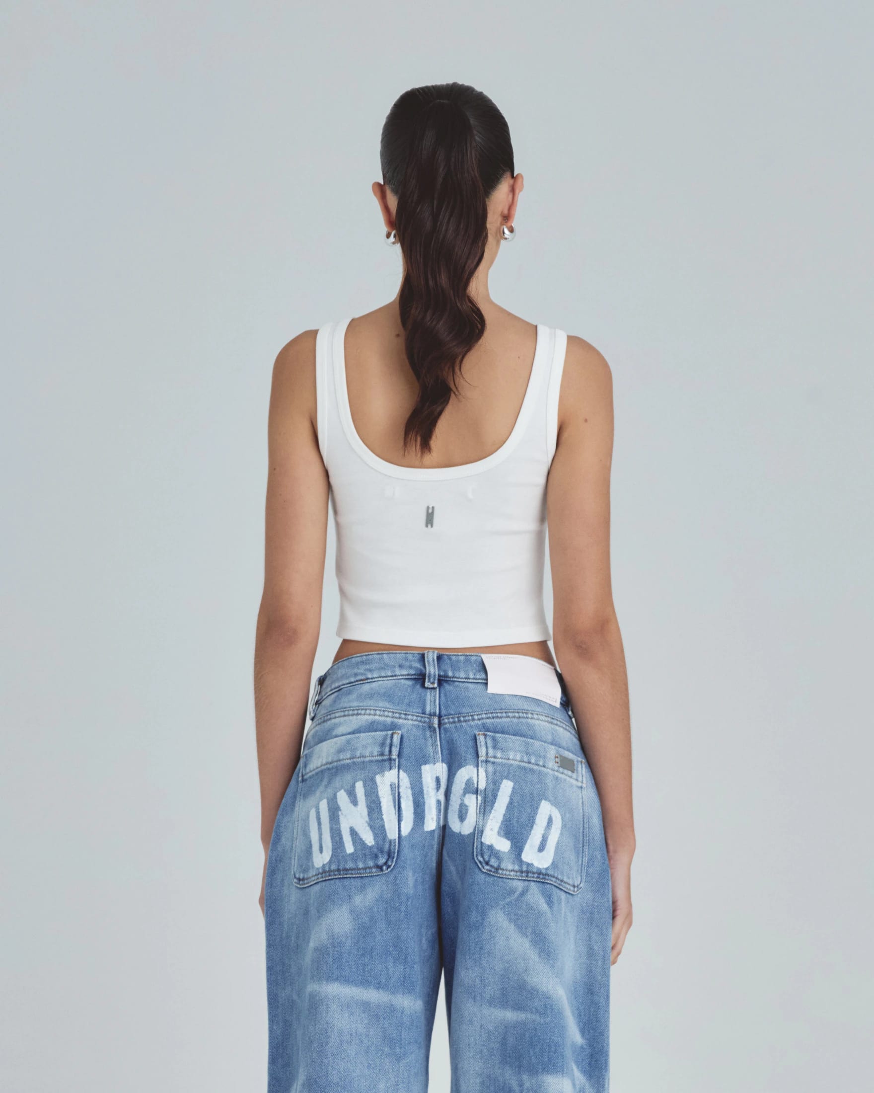 W Line Basic Tank Top White - imagen 7