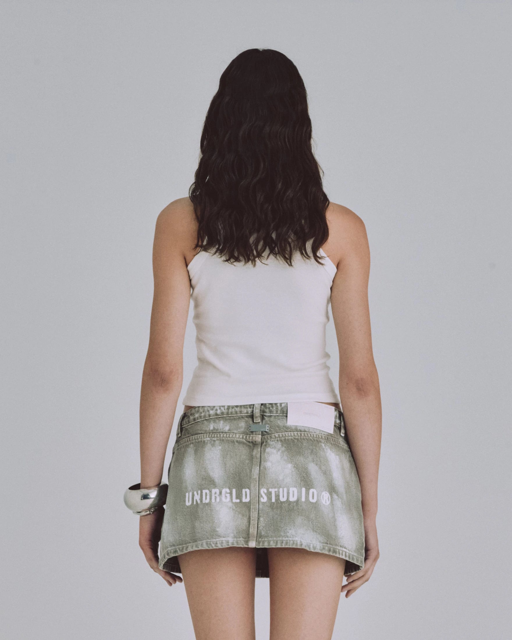 94' Gothic U Halter Tank Top White - imagen 6