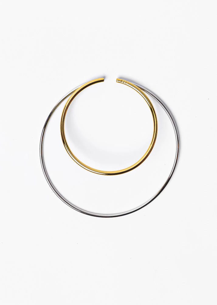 Nethos Maxi Earcuff Dorado Plateado - imagen 2