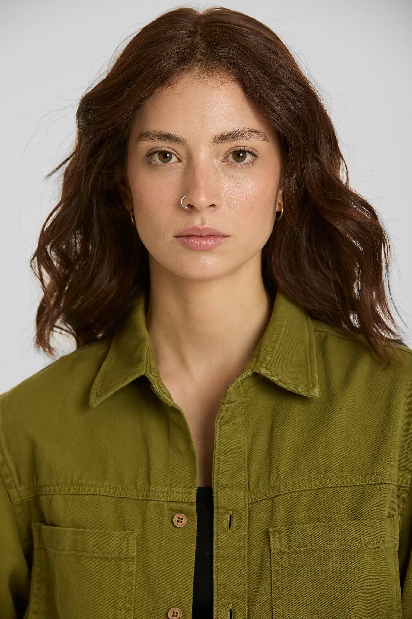 Sobrecamisa verde aceituna - imagen 10