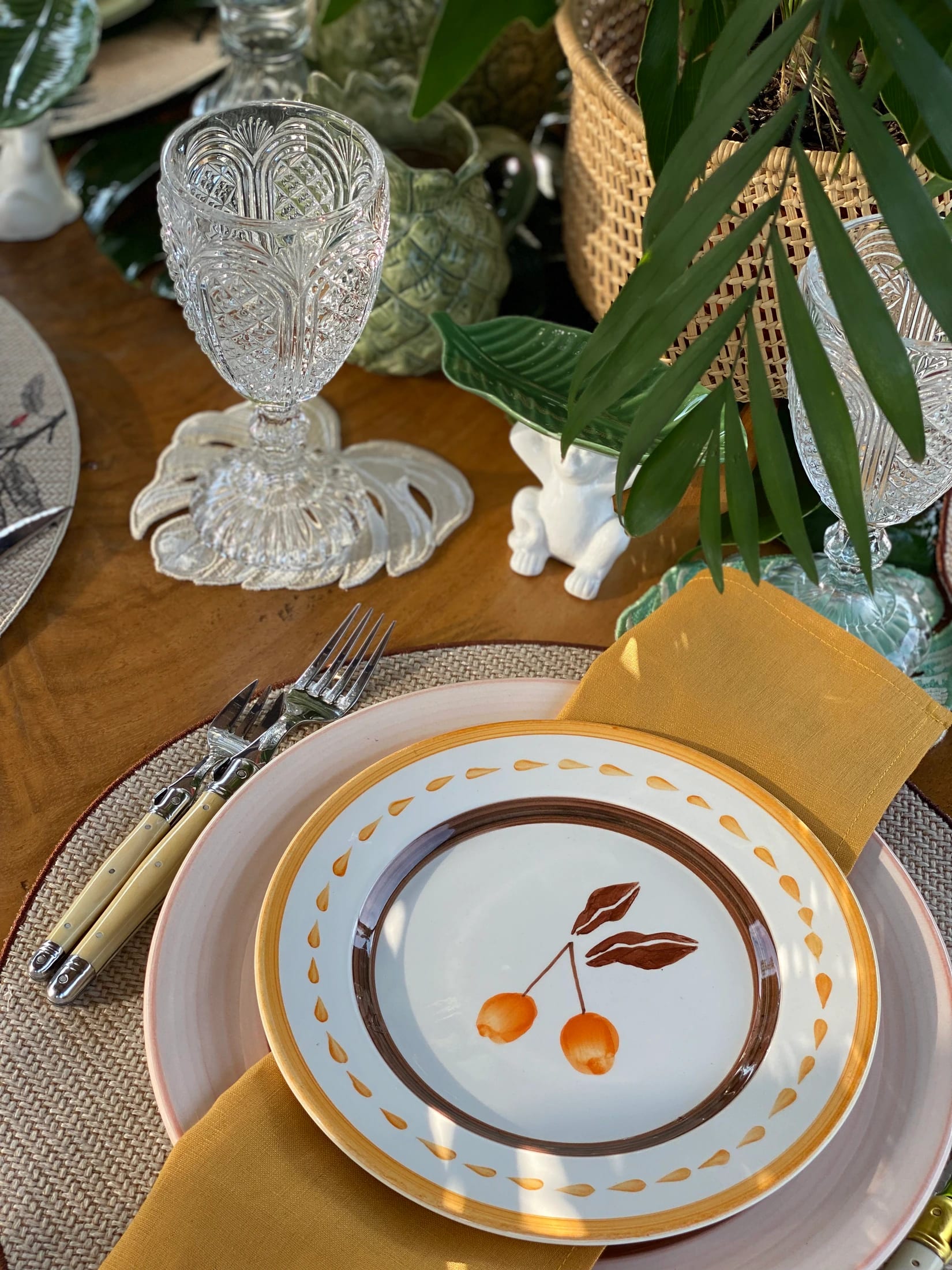 JDD Chontaduro Salad Plate  / Yellow - imagen 4