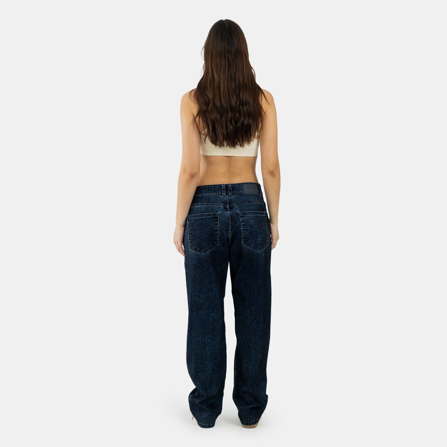 Corduroy Touch Denim Relaxed Fit Azul Oscuro - imagen 10