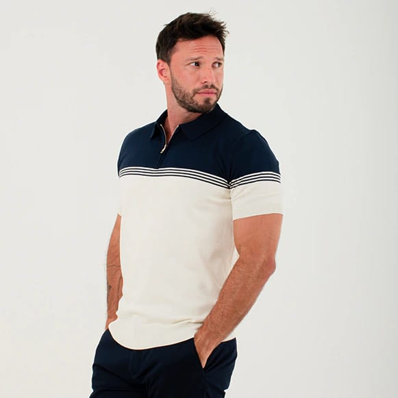 SUETER POLO MODA TEJIDO HOMBRE - imagen 7
