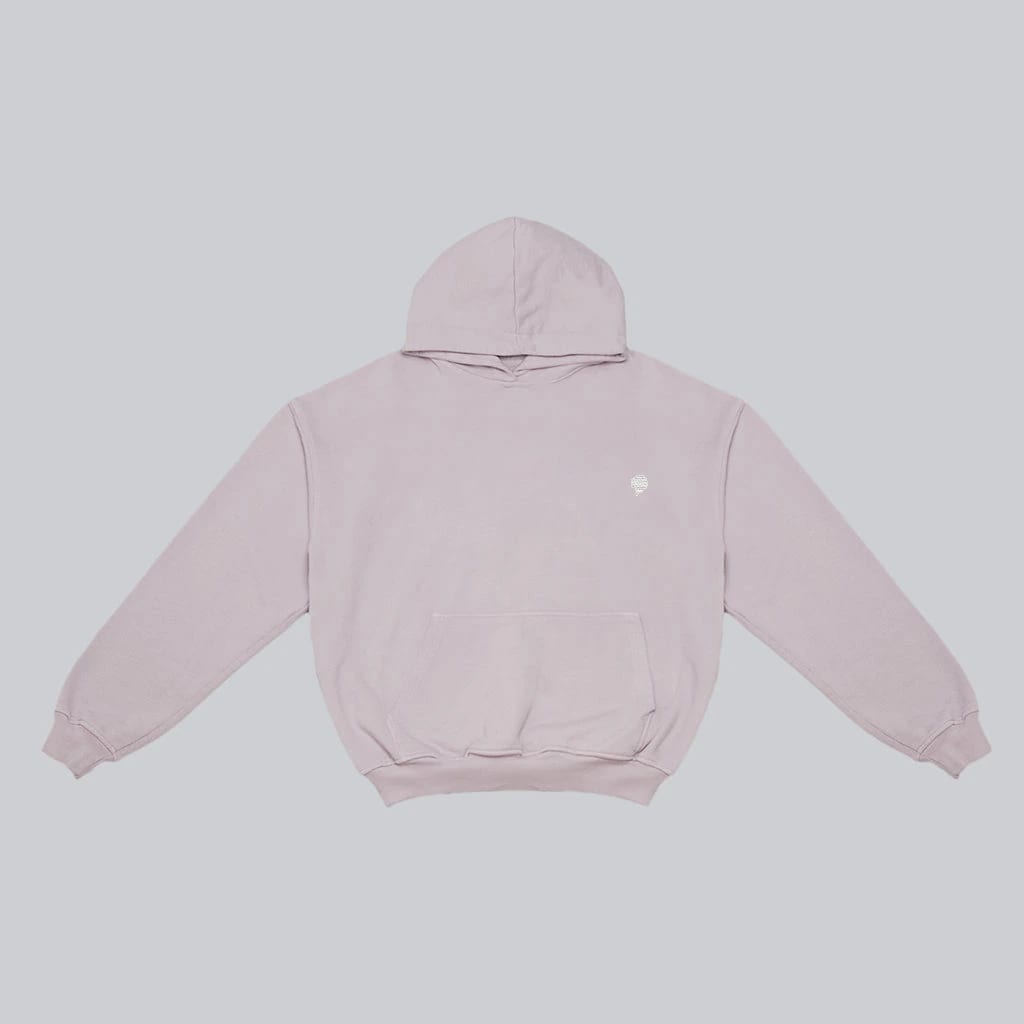 Hoodie rosa bordado - imagen 1