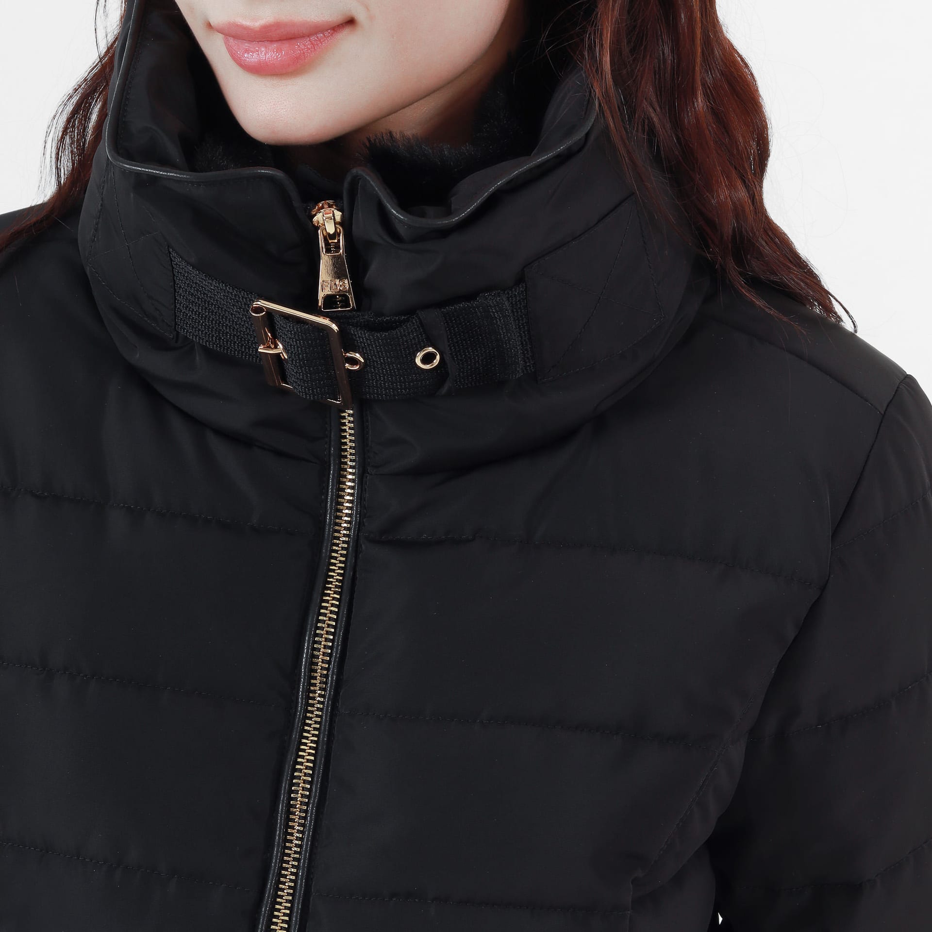 Chaqueta acolchada cuello alto con capucha interna - imagen 23
