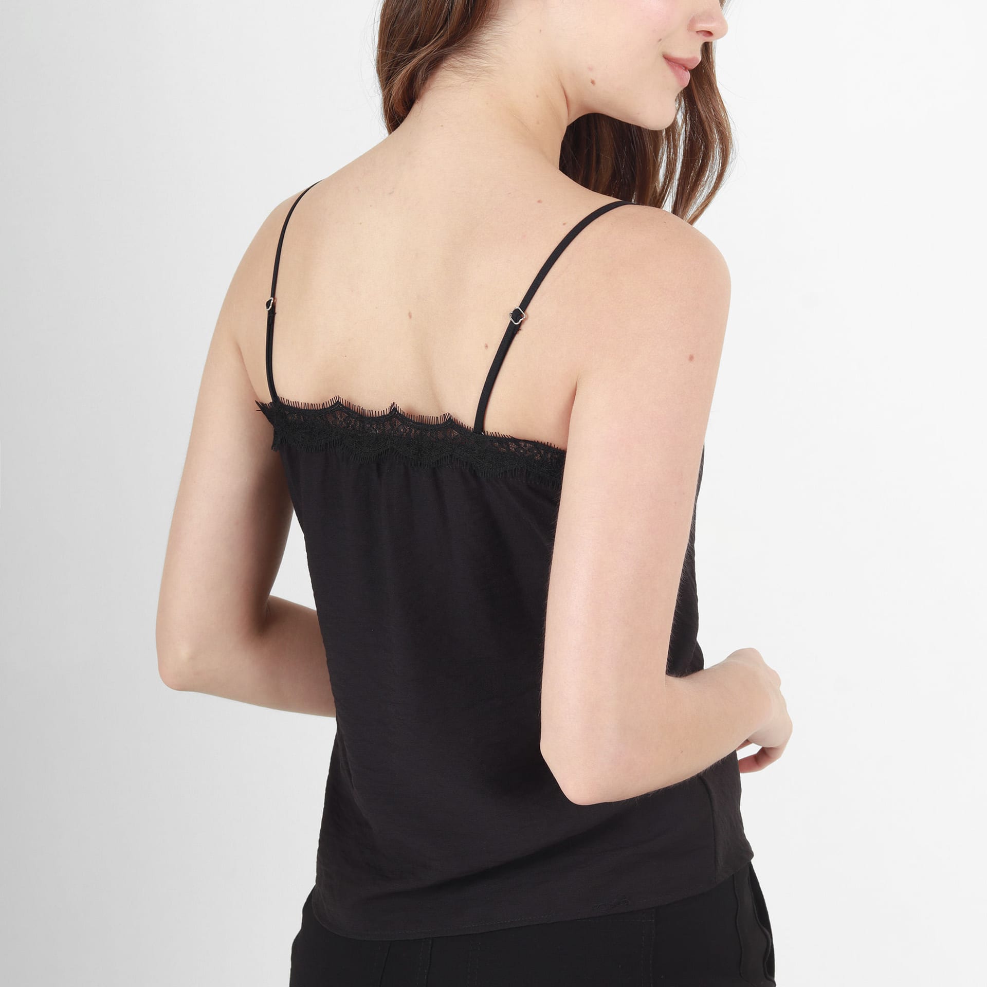 Blusa Cuello V Manga Tiras - imagen 3