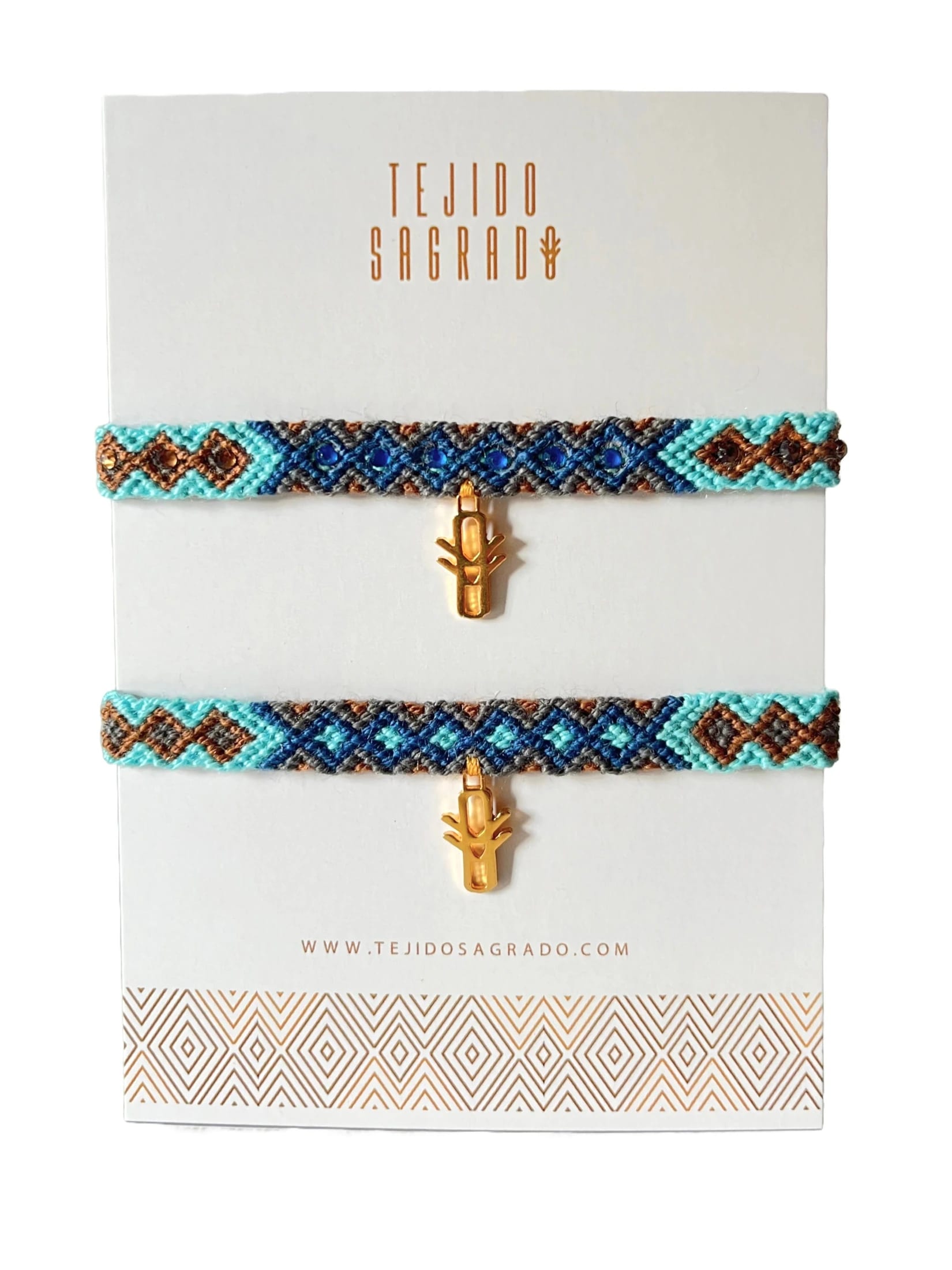 Navy Blue Duo Bracelets - imagen 2