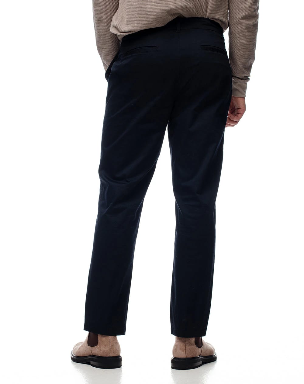 Pantalón regular tiro medio azul hombre - imagen 2