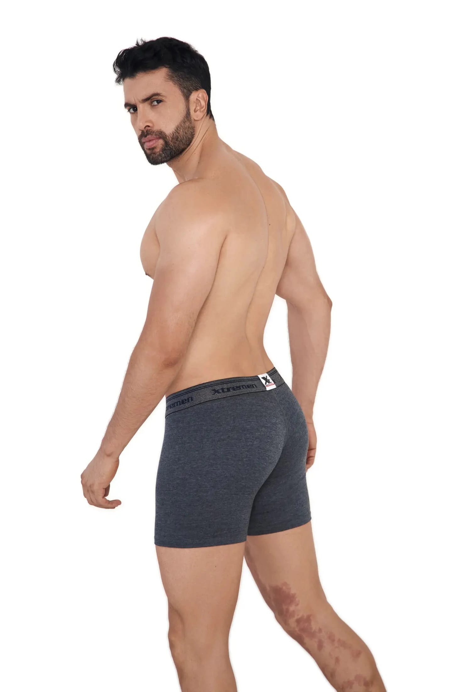 BOXER ALGODÓN PINZA UP F/ENTERO  GRIS CROSS - imagen 1
